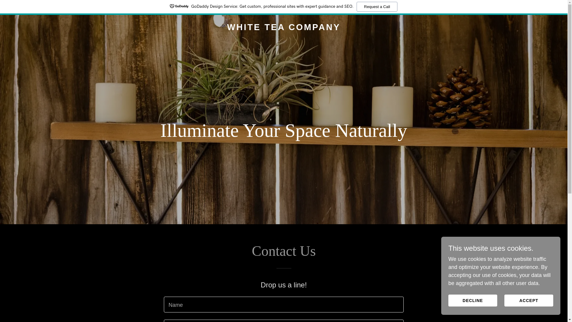 website screenshot of https://whiteteacompany.co.uk/
