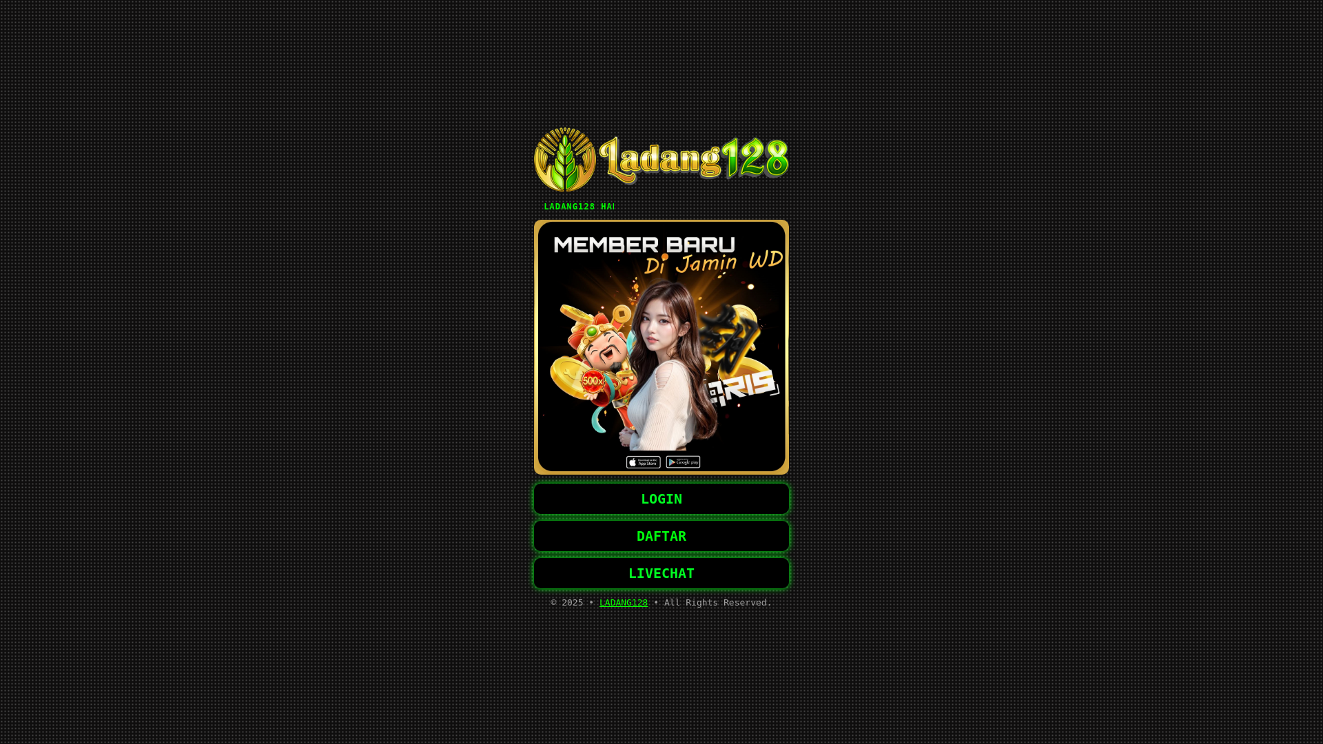 website screenshot of https://ladang10.pages.dev/