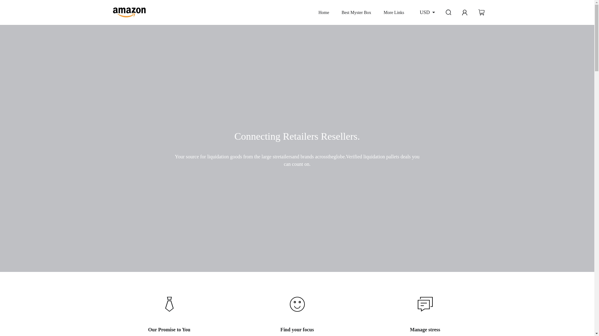 website screenshot of https://amzmreturnpalletes.com/