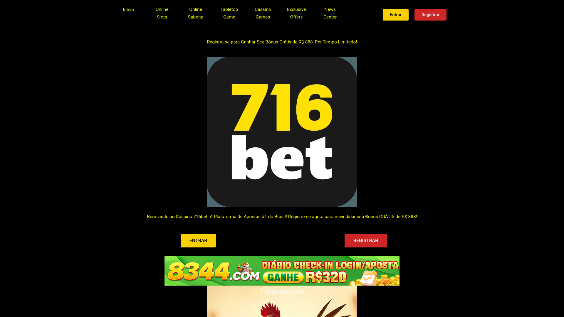 website screenshot of https://716betgo.com/