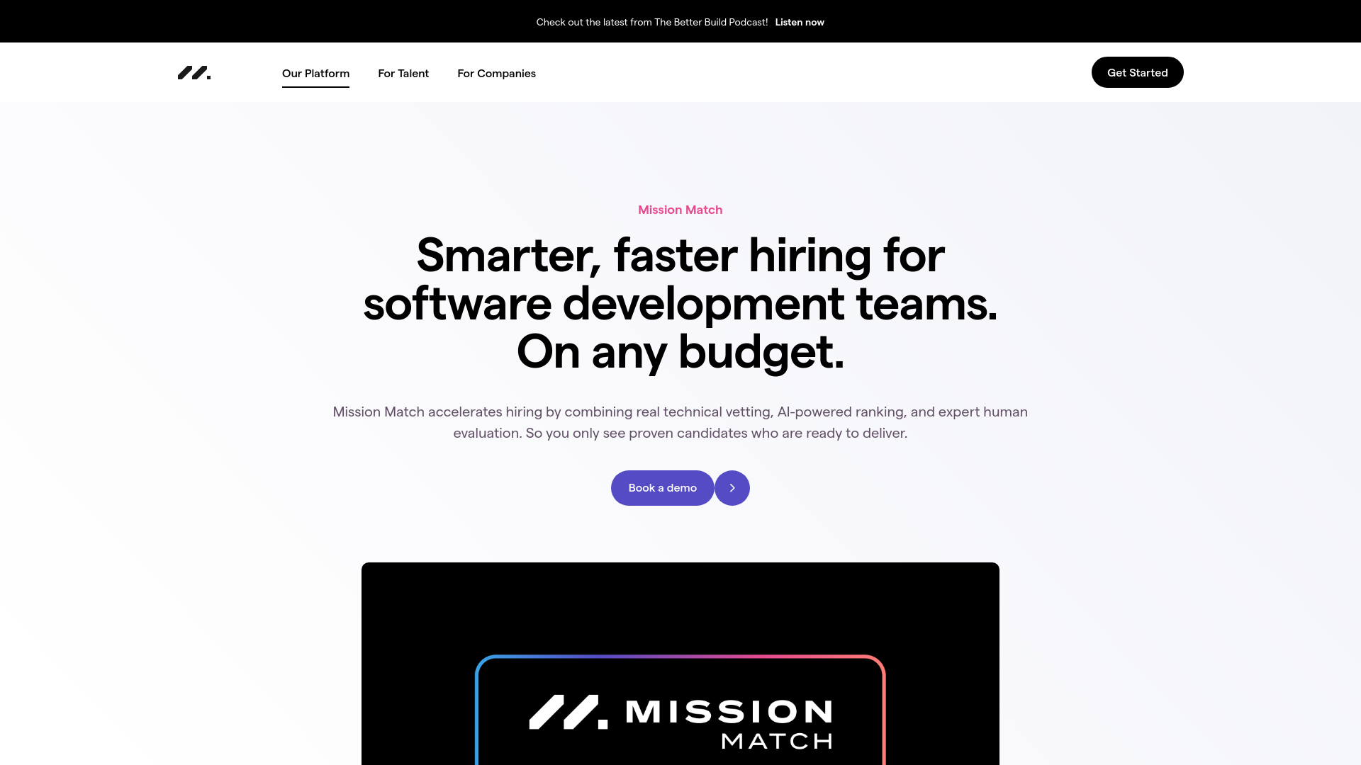 website screenshot of https://missiondevhires.com/