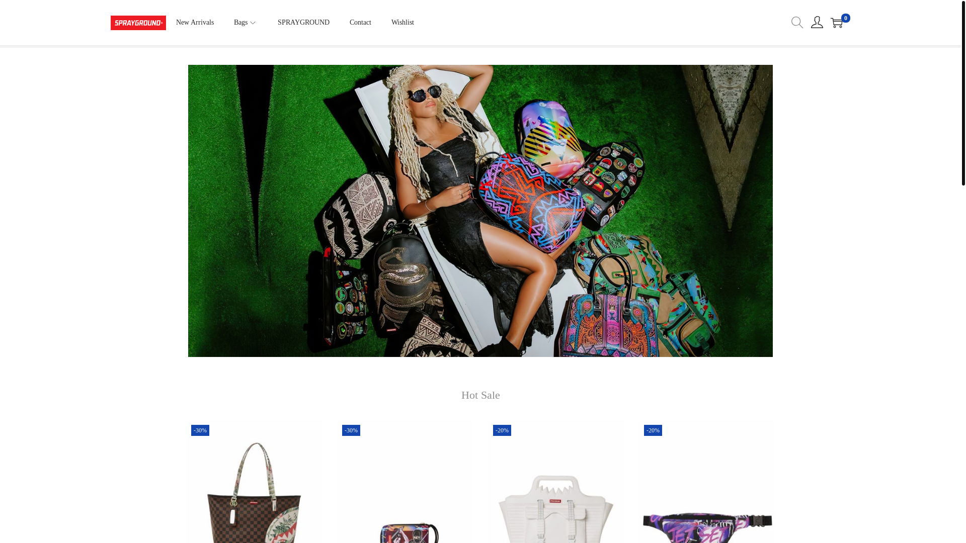 website screenshot of https://www.madelinefarina.shop/
