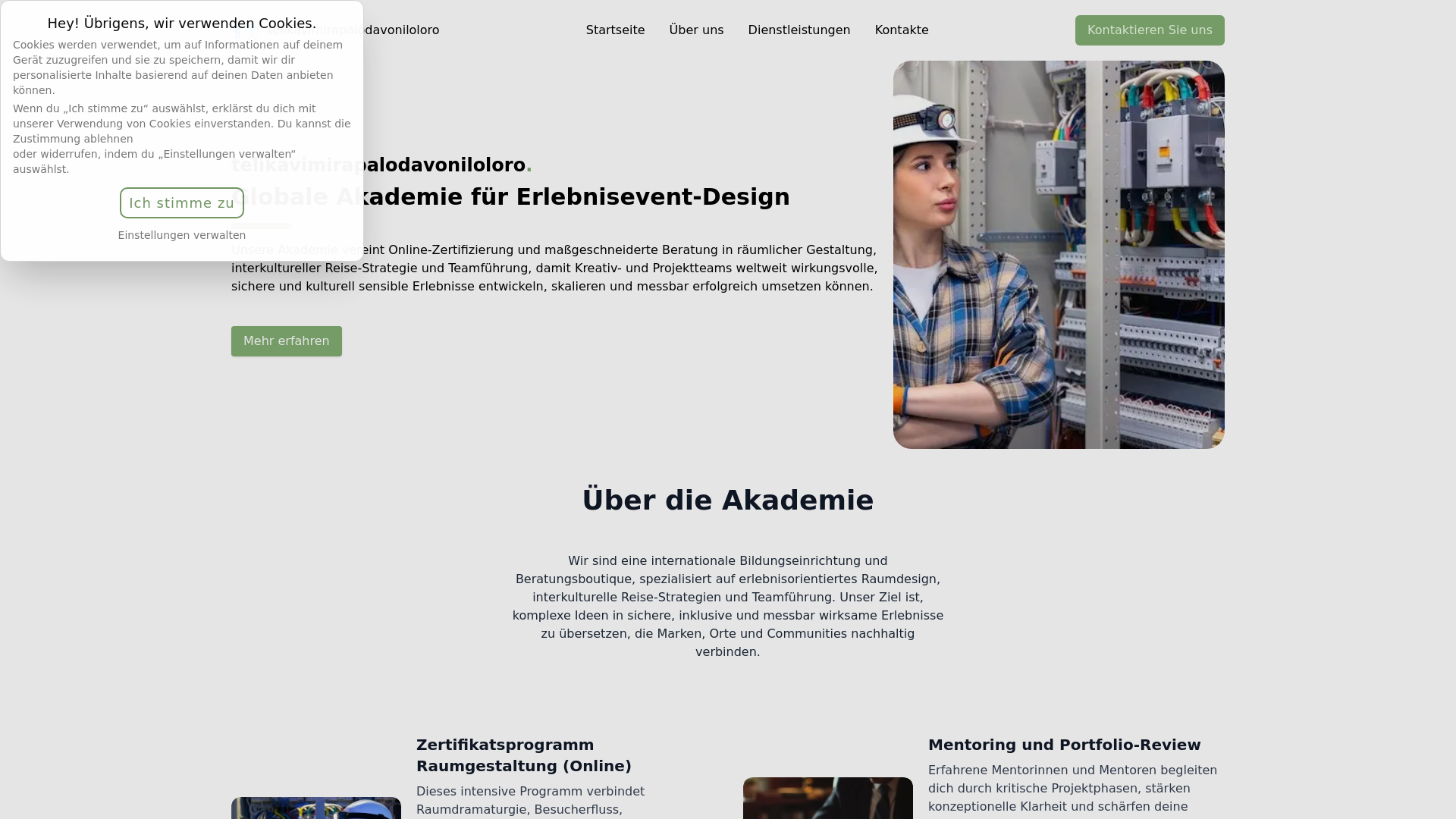 website screenshot of https://telikavimirapalodavoniloloro.click