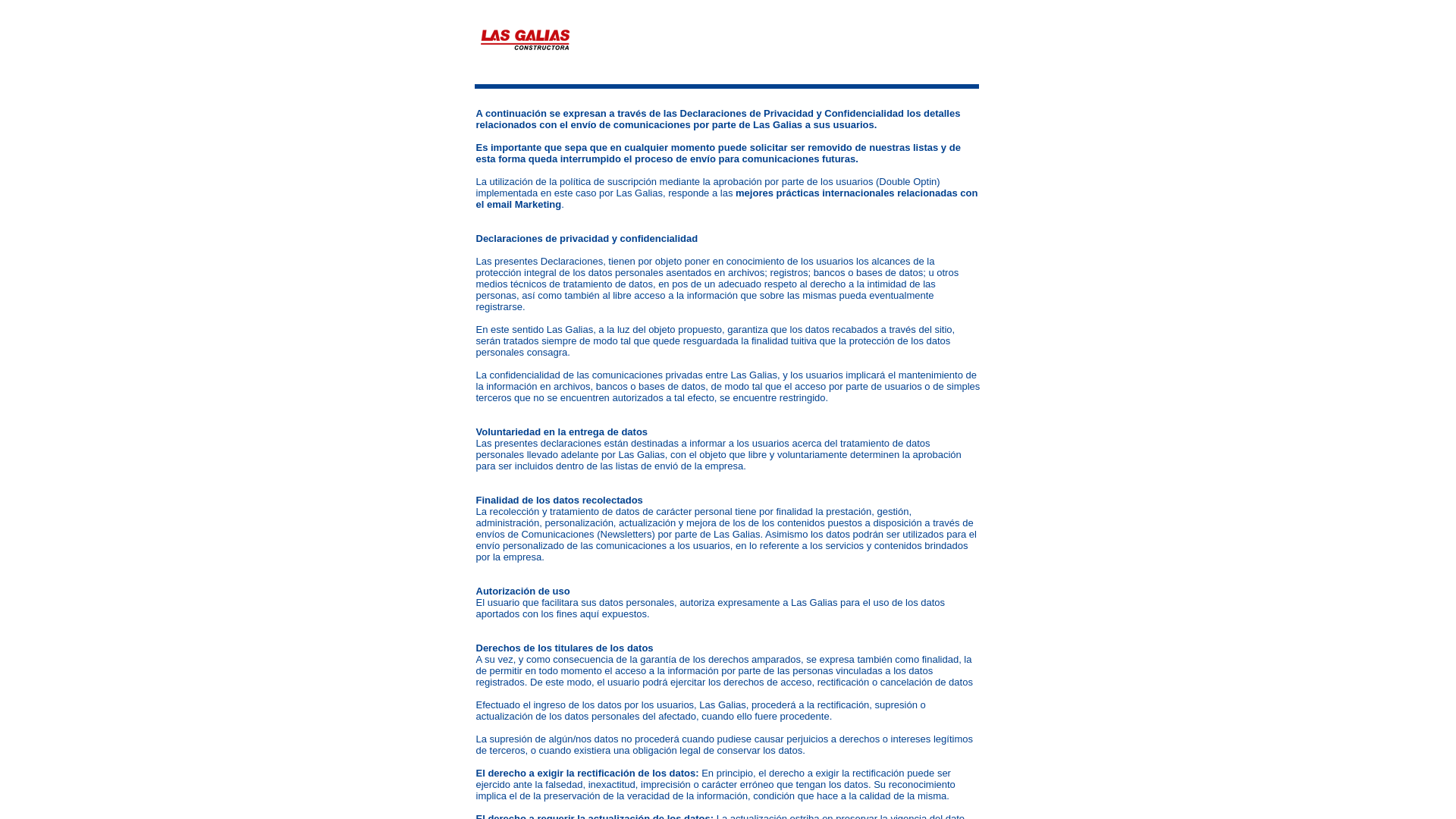 website screenshot of https://www.mailgalias.co