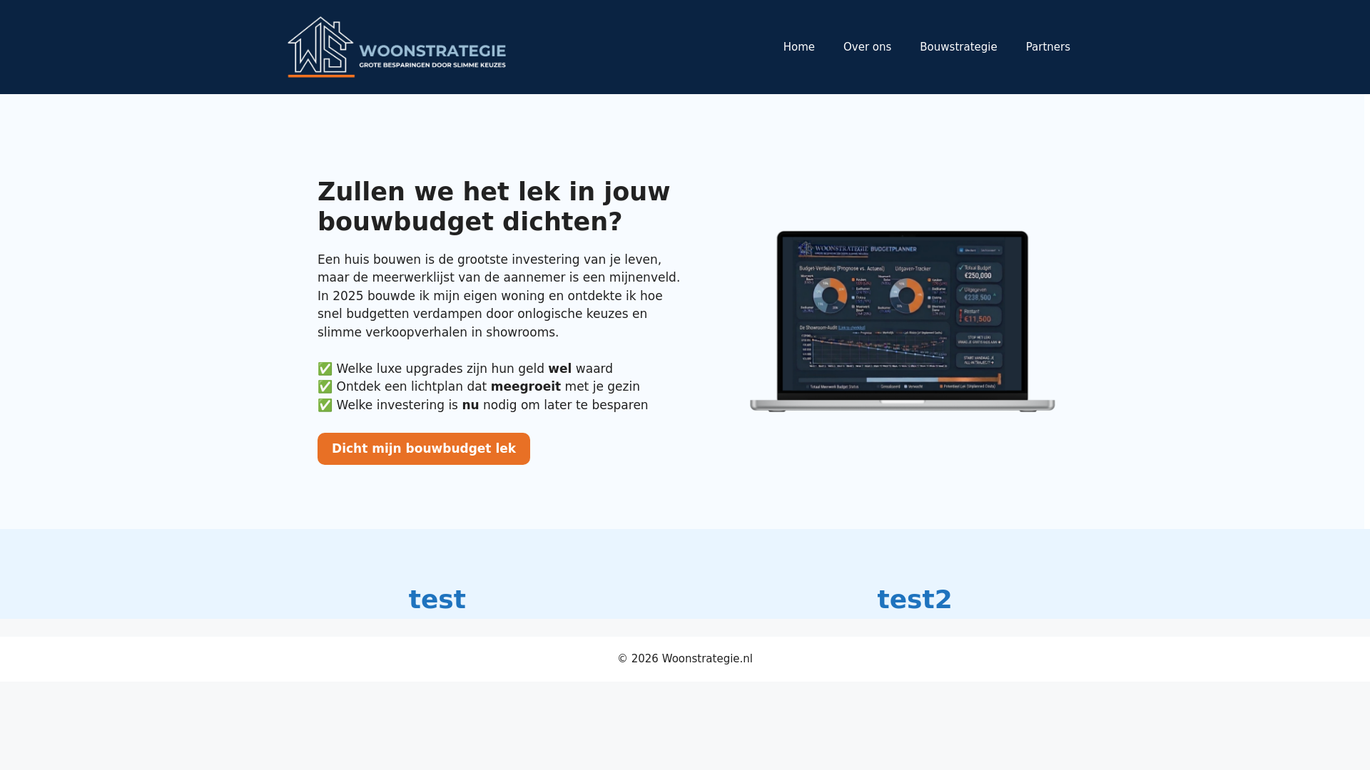 website screenshot of https://woonstrategie.nl/