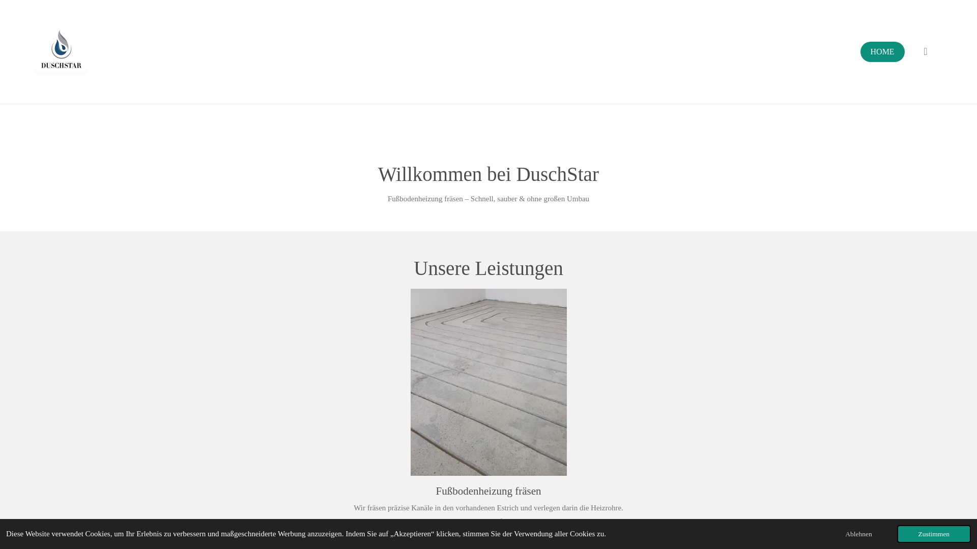 website screenshot of https://fussbodenheizungfraestechnik.com/