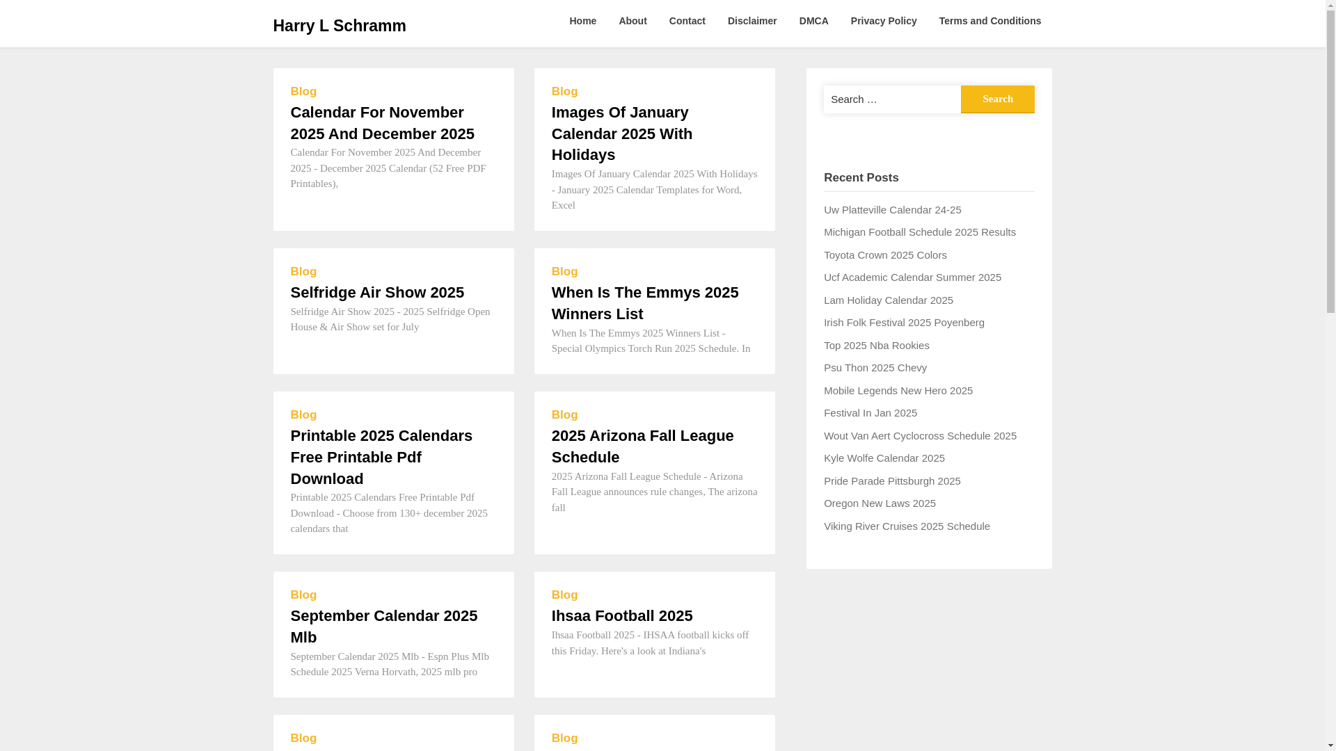 website screenshot of https://harrylschramm.pages.dev/