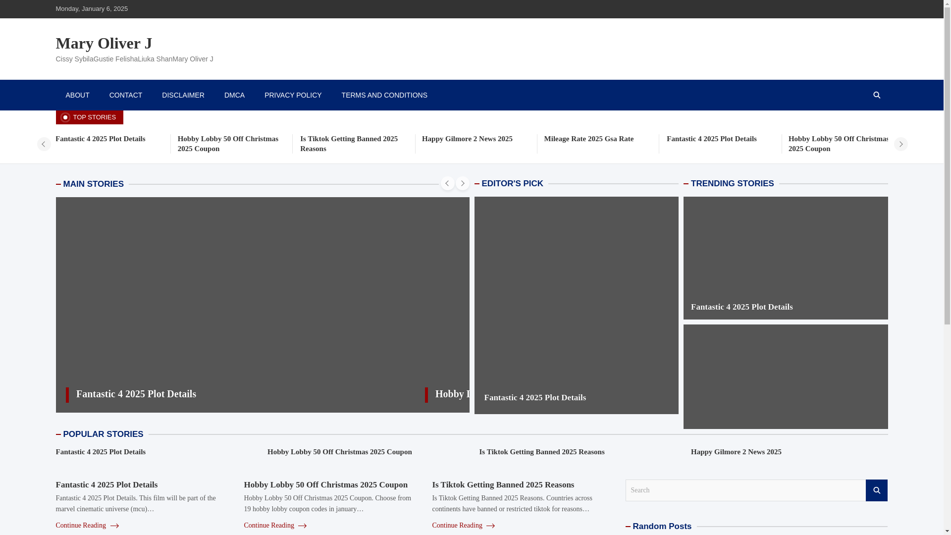website screenshot of https://maryoliverj.pages.dev/