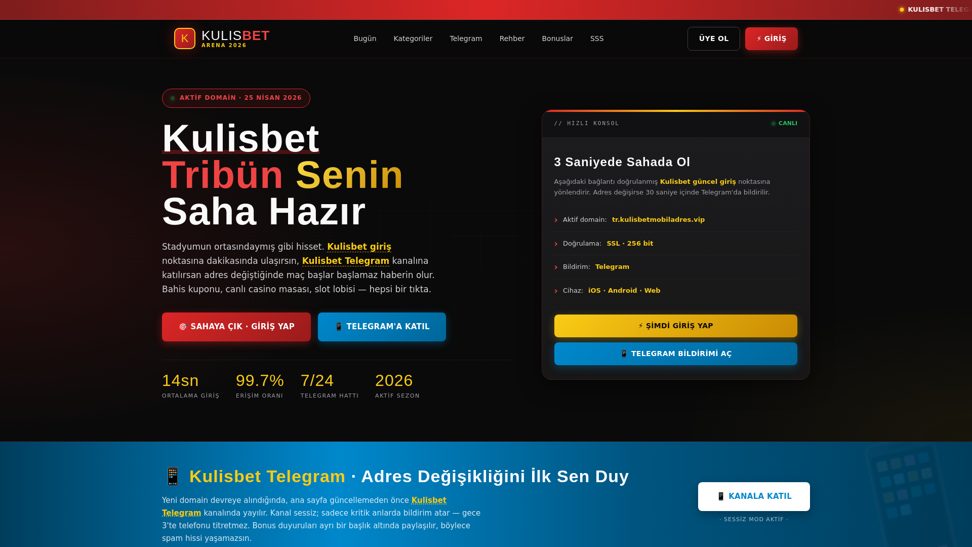 website screenshot of https://kulisbetmobiladres.vip/