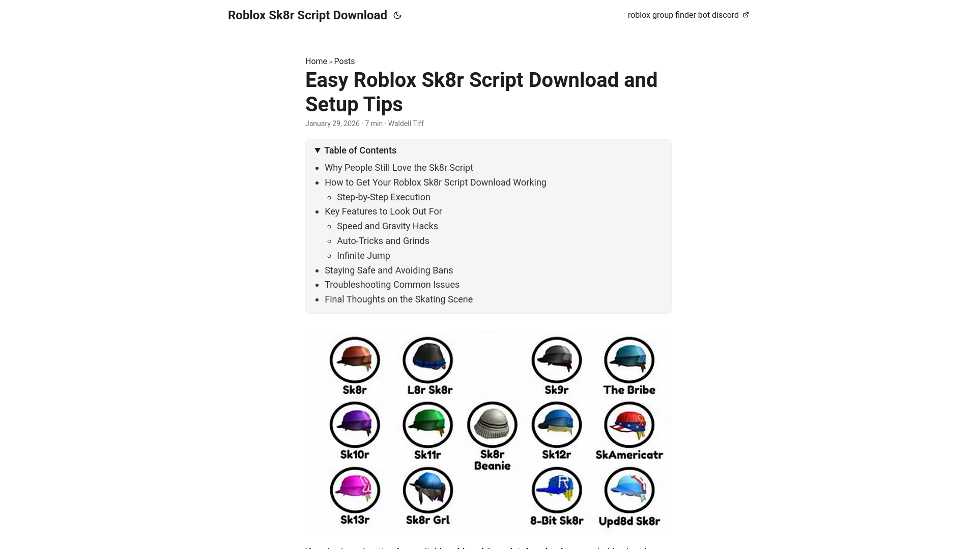 website screenshot of https://roblox-sk8r-script-download.pages.dev/