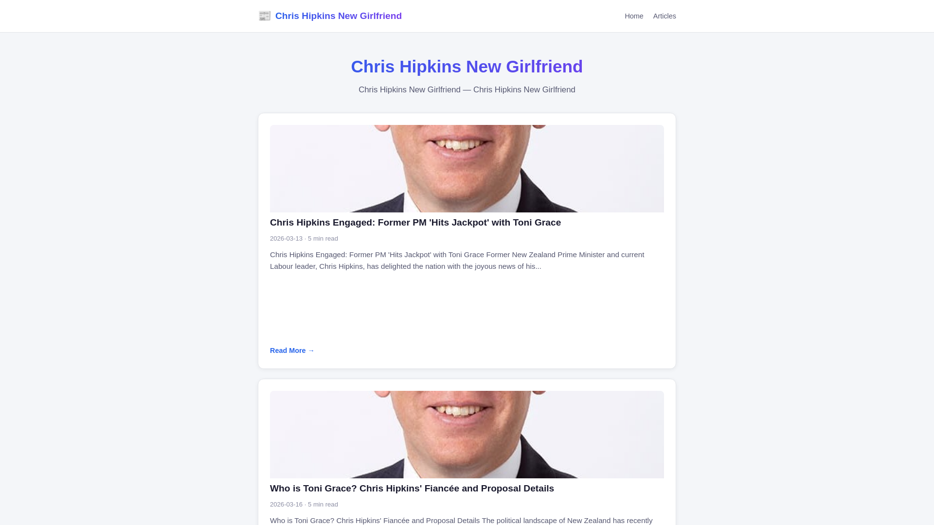 website screenshot of https://chris-hipkins-new-girlfriend.pages.dev/