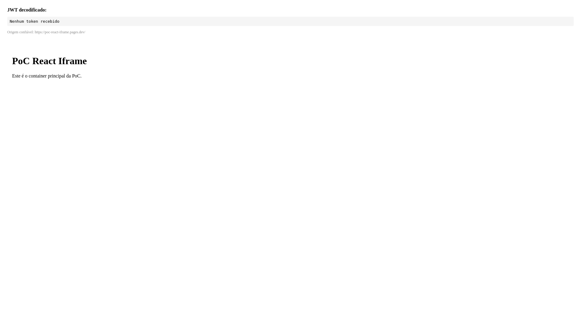 website screenshot of https://poc-react-iframe.pages.dev/