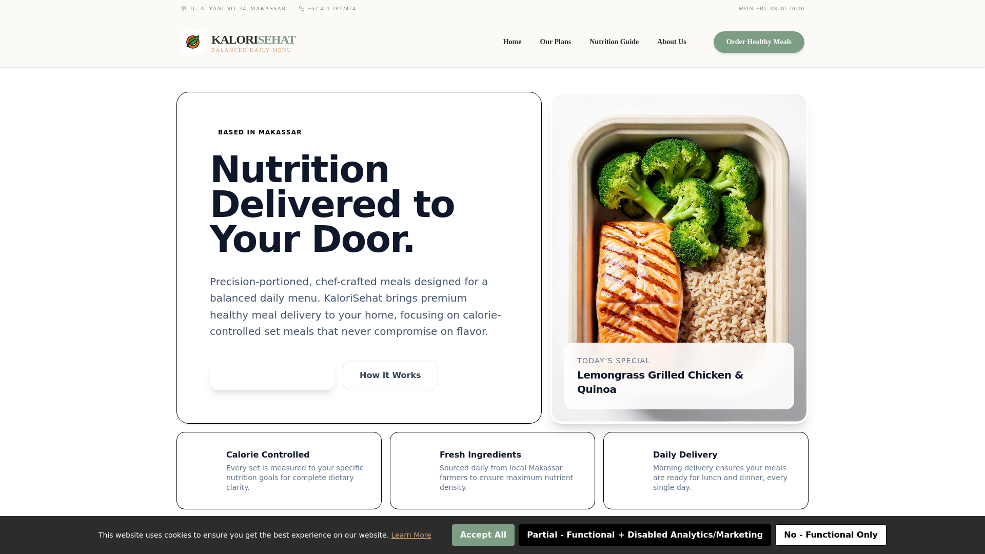 website screenshot of https://kalorisehatqp.info/