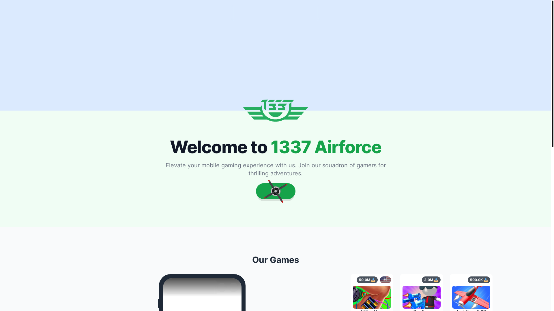website screenshot of https://1337-airforce-web.pages.dev/