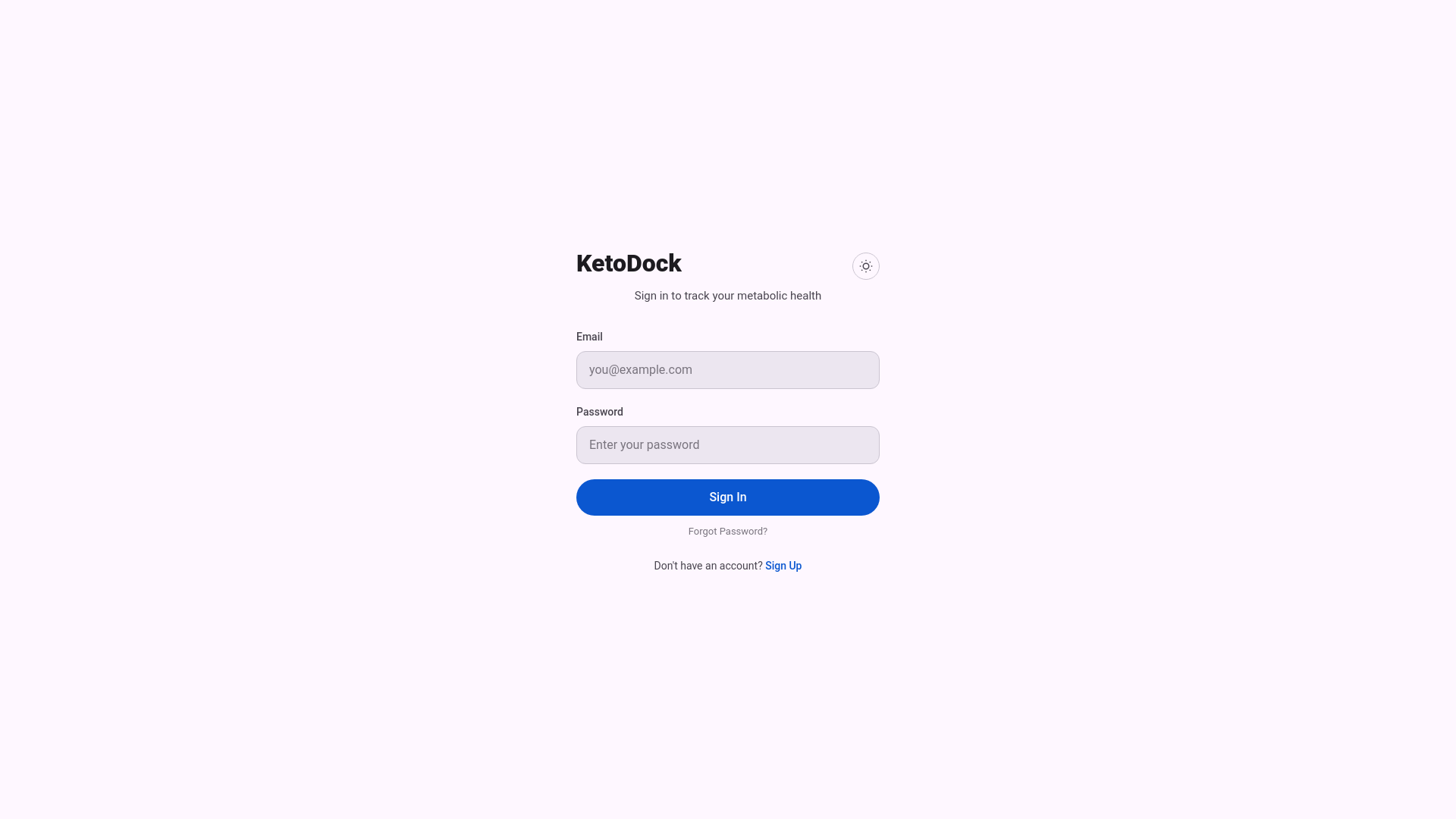 website screenshot of https://ketodock.pages.dev/