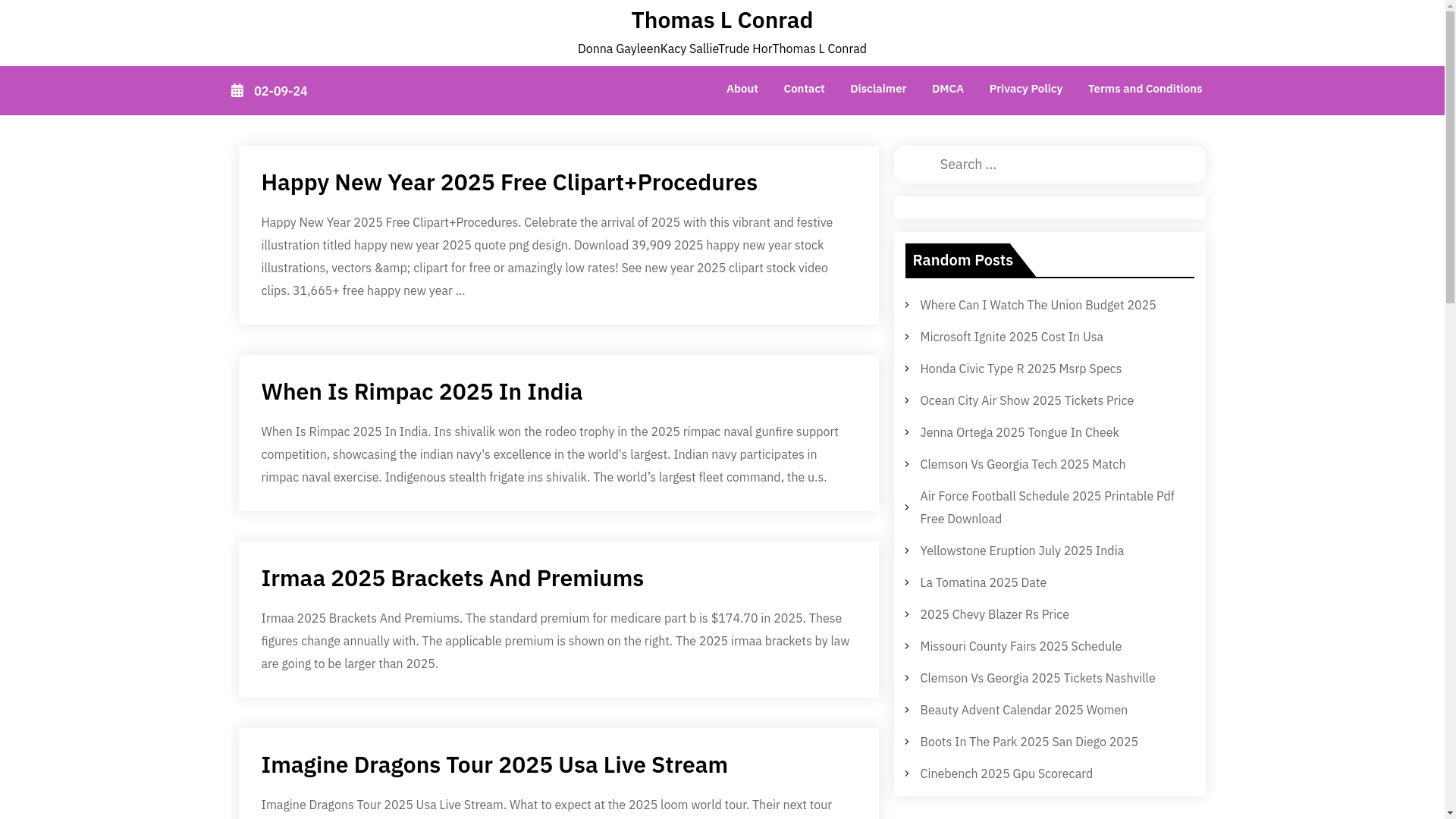 website screenshot of https://thomaslconradr.pages.dev/