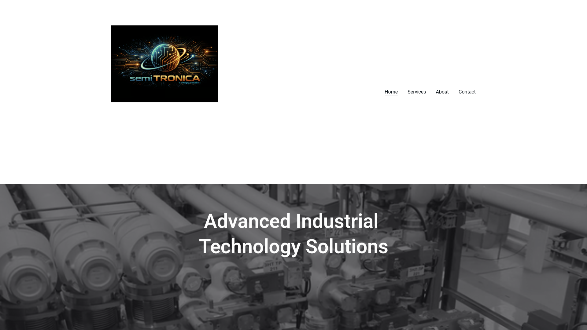 website screenshot of https://semitronica.com/