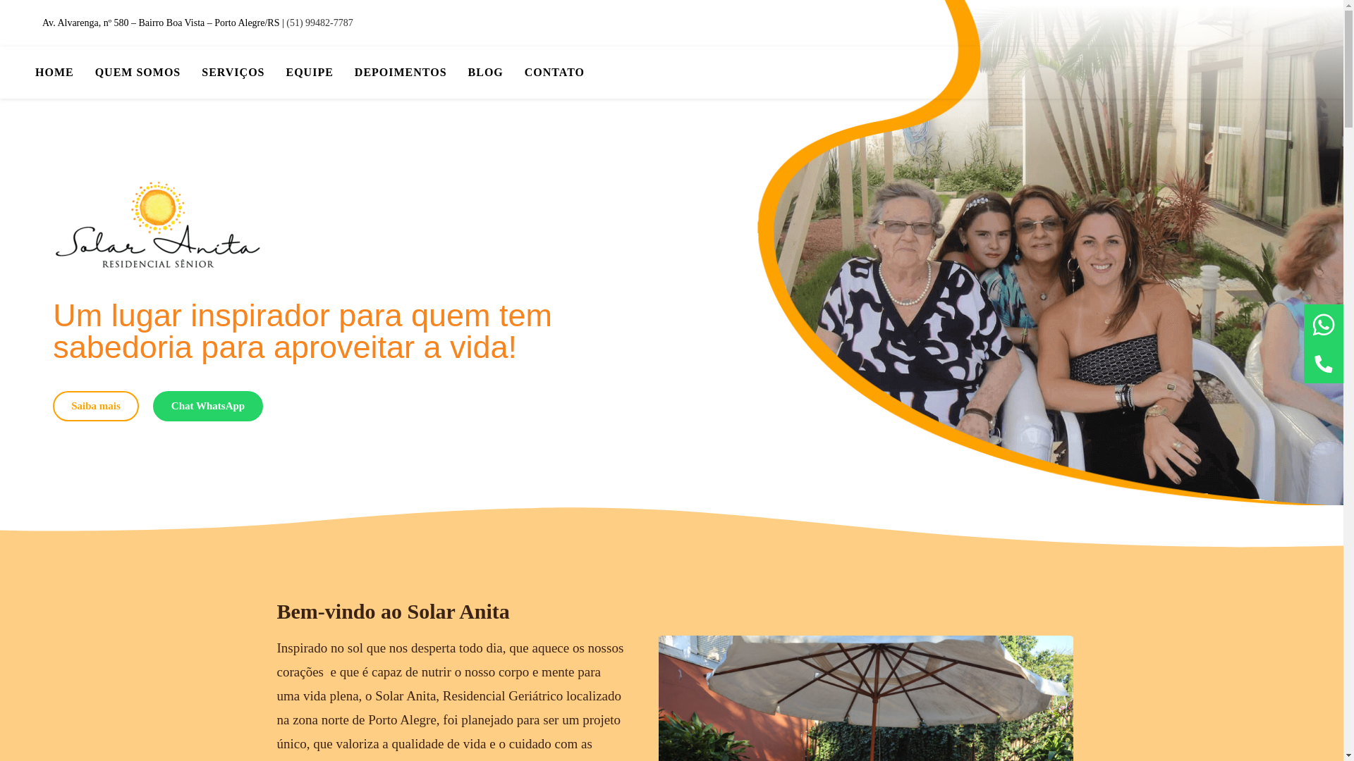 website screenshot of https://geriatriaempoa.com.br/