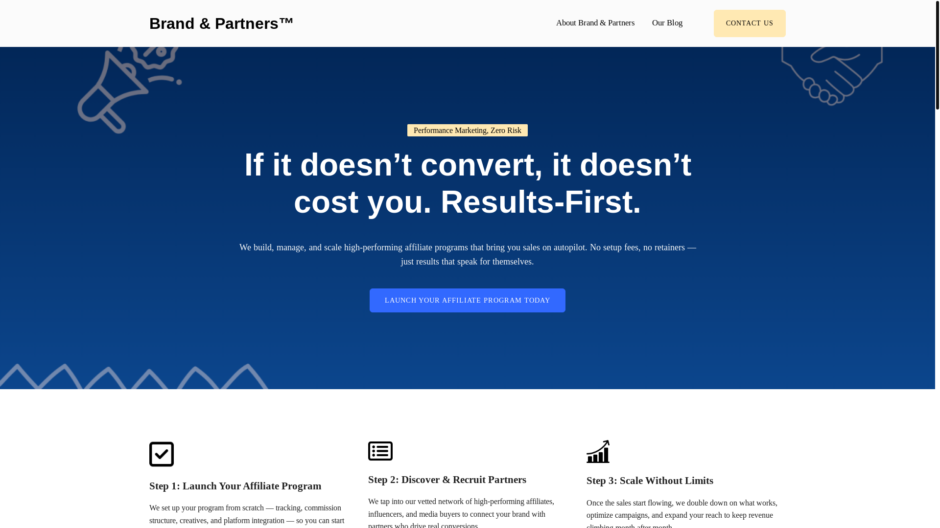 website screenshot of https://brandpluspartners.com/