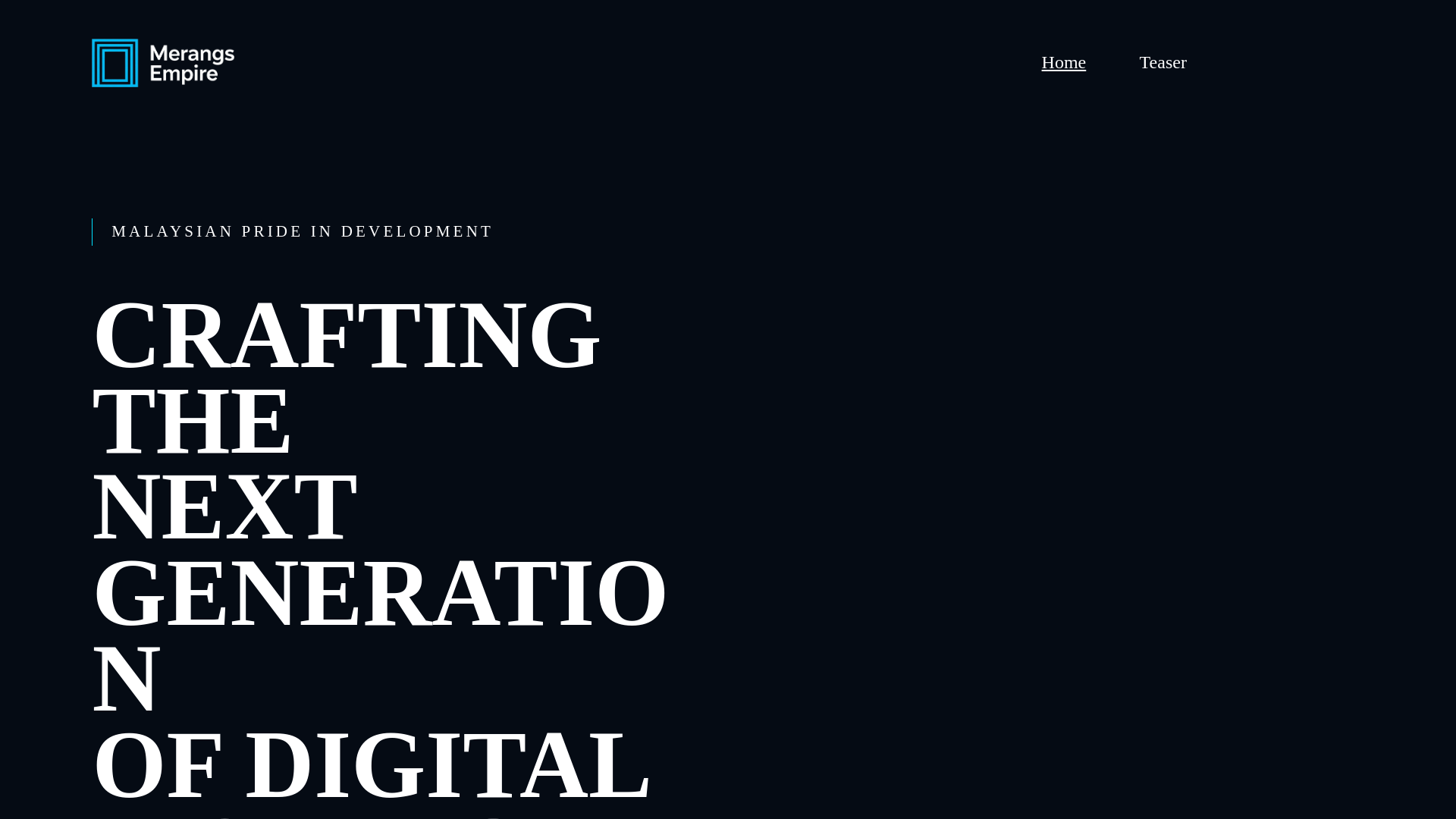 website screenshot of https://merangsapps.com/