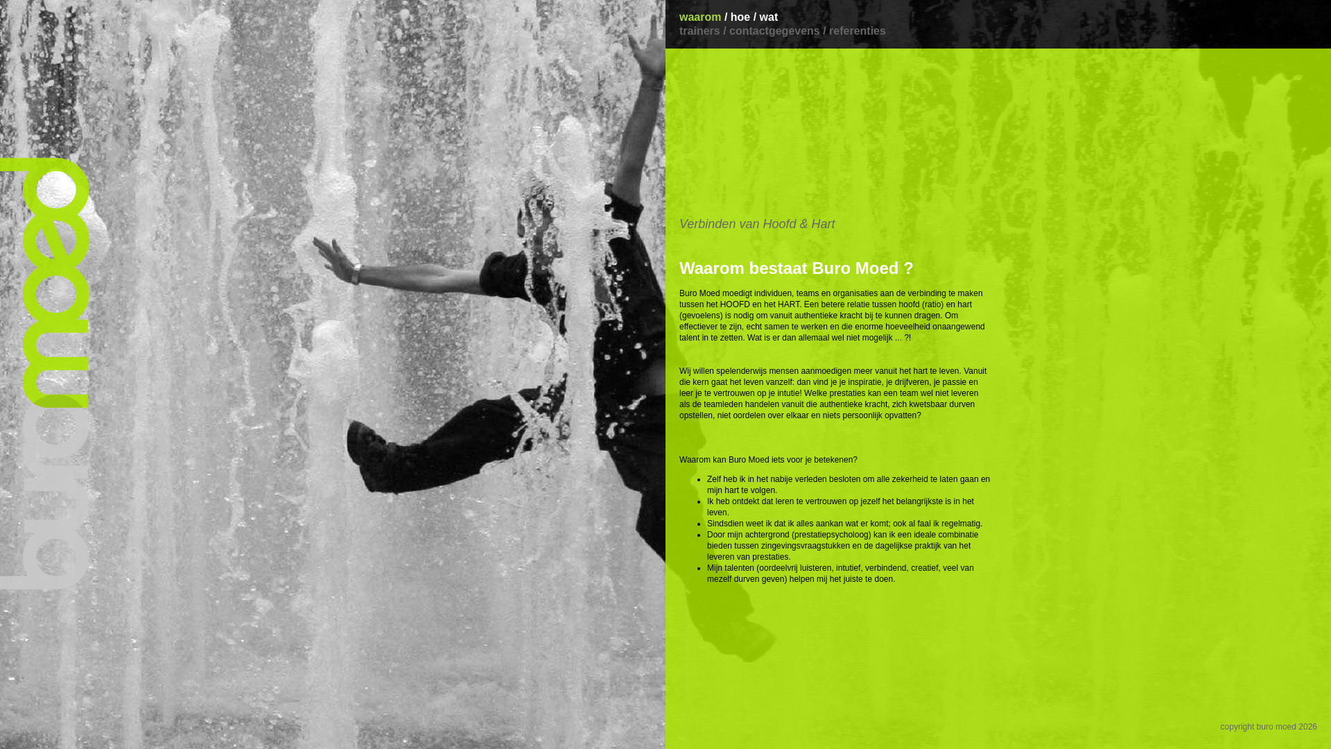 website screenshot of https://www.buromoed.nl
