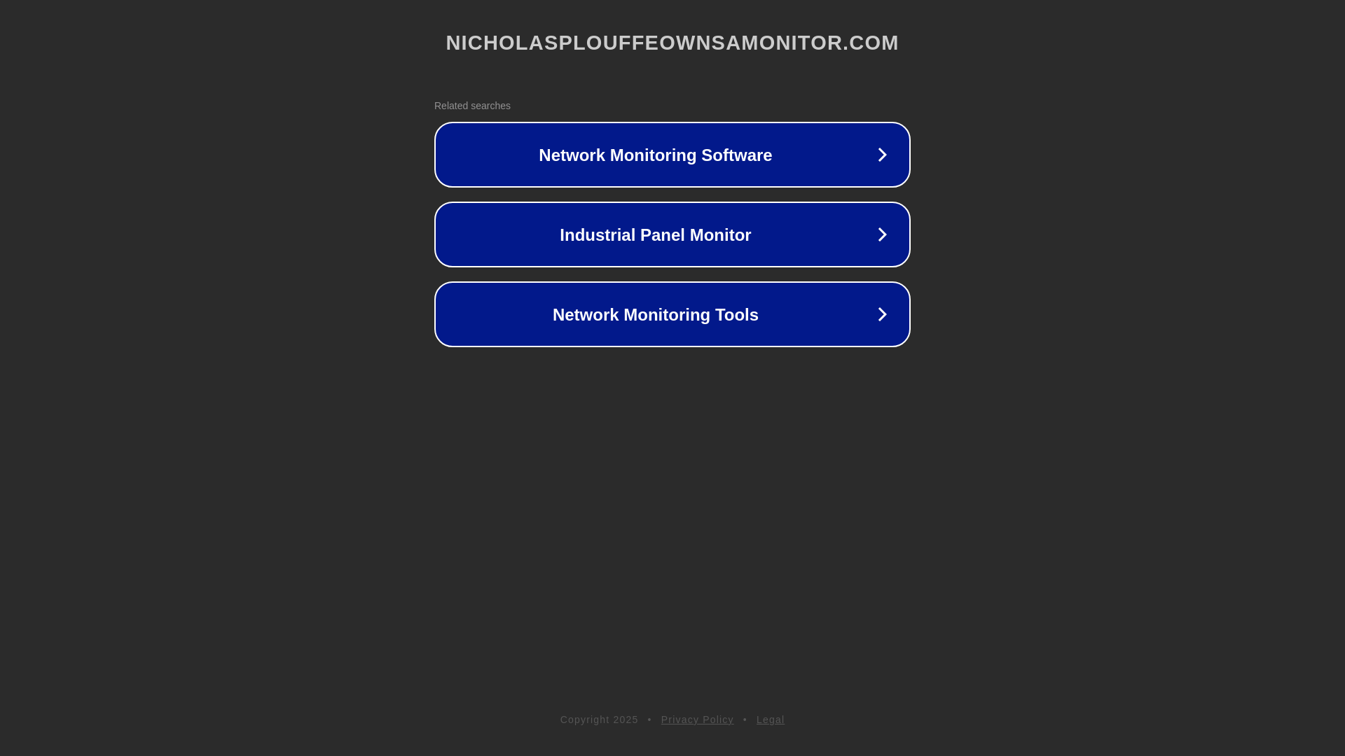 website screenshot of https://nicholasplouffeownsamonitor.com/
