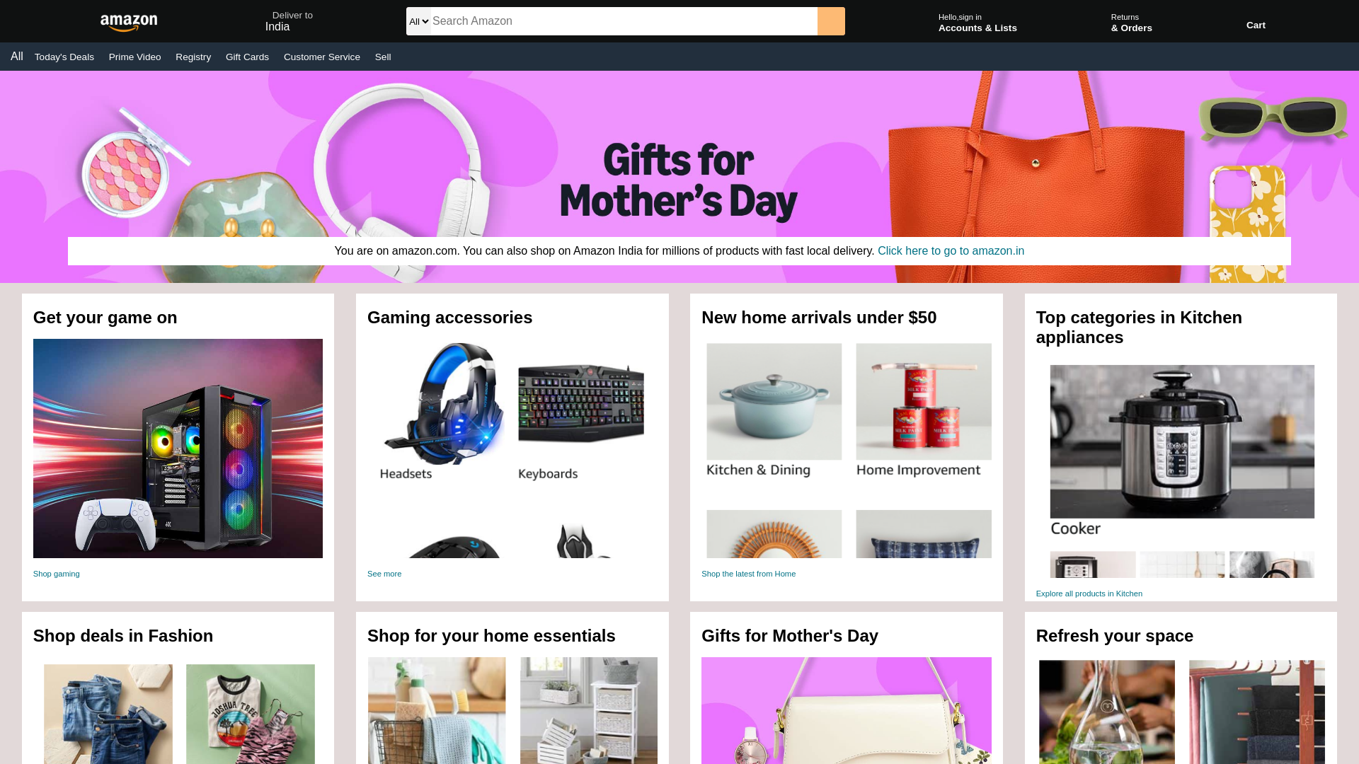 website screenshot of https://amazon-clone-rho-nine.vercel.app