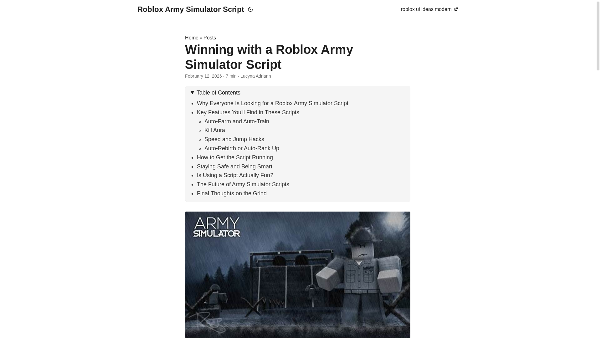 website screenshot of https://roblox-army-simulator-script.pages.dev/