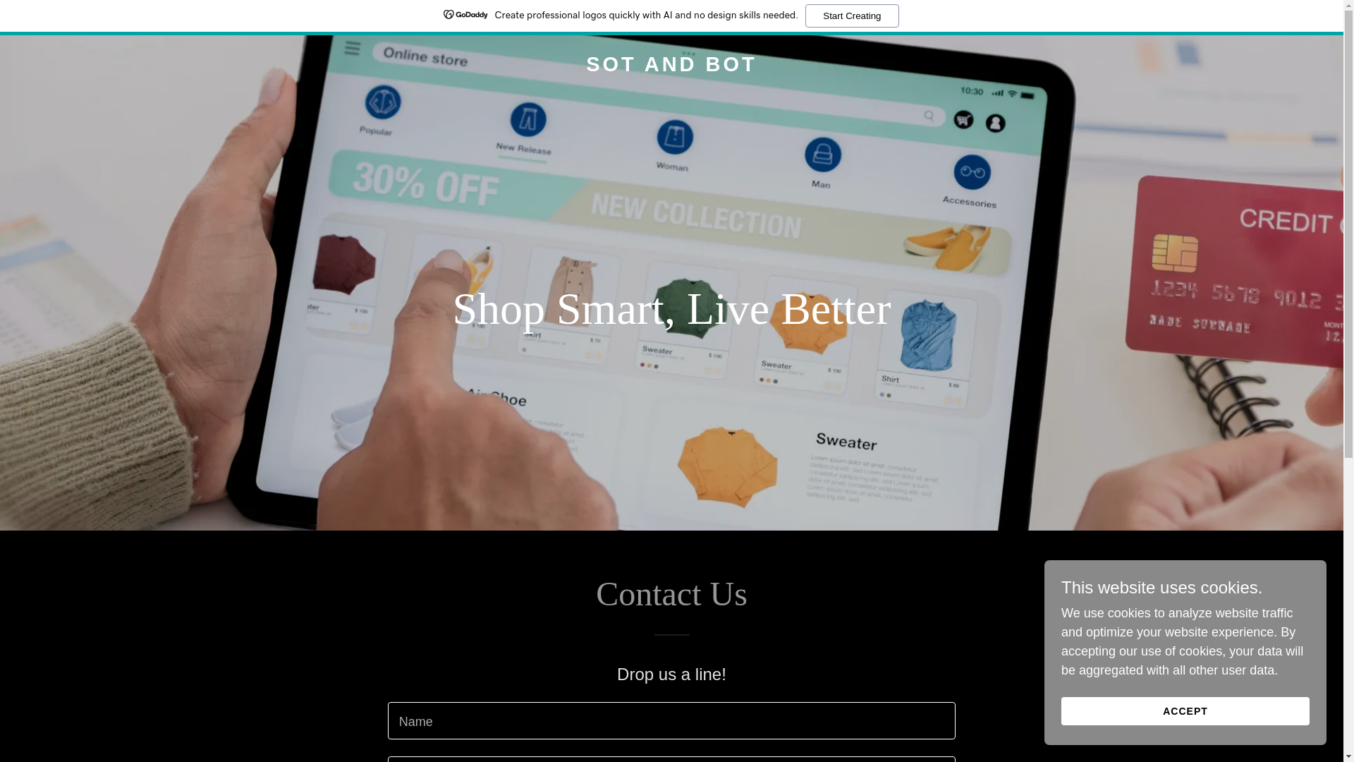 website screenshot of https://sotandbot.com/