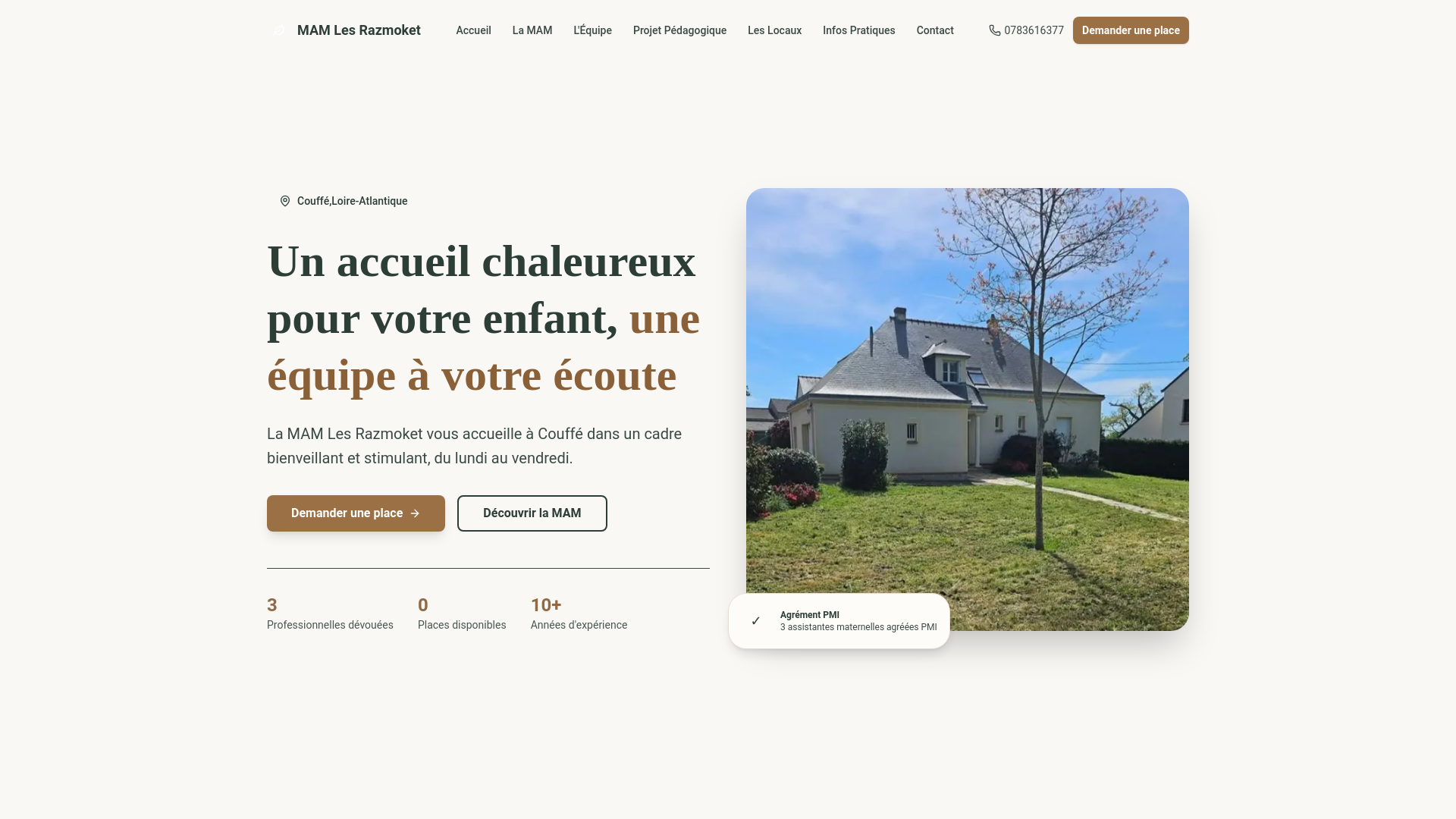 website screenshot of https://razmokets.fr/