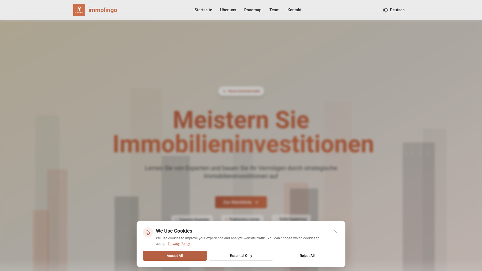 website screenshot of https://immolingo-landing.pages.dev/