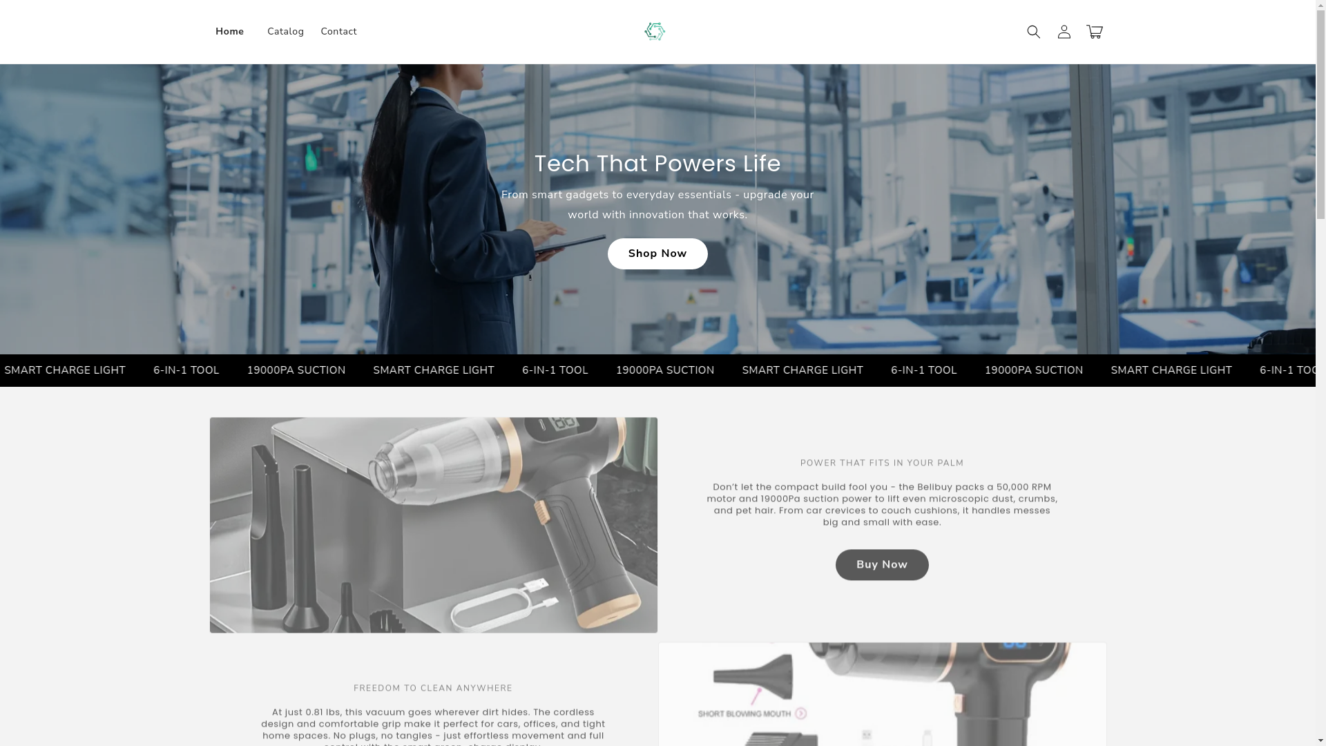 website screenshot of https://gigahive.store/