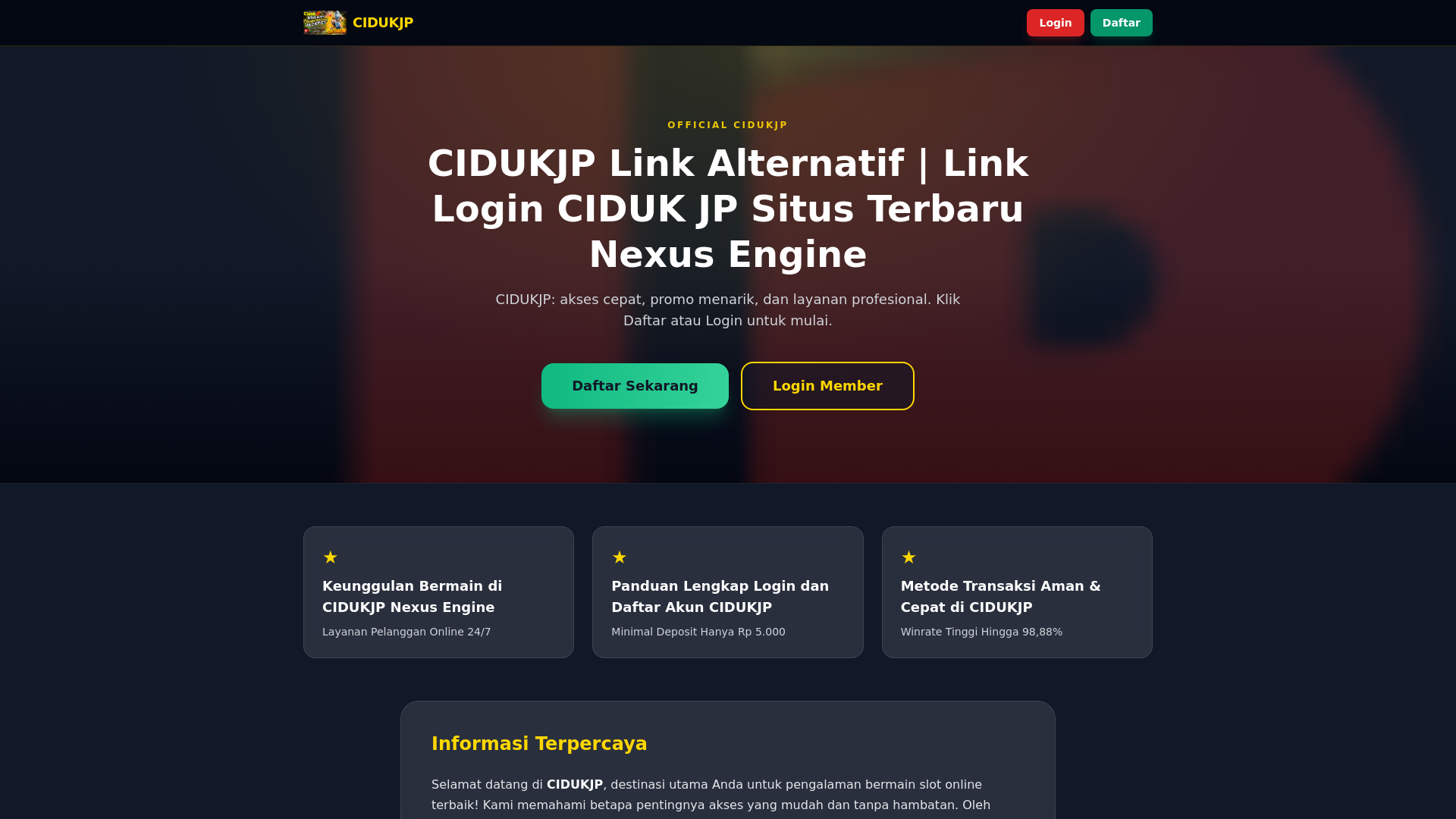 website screenshot of https://cidukjp-alternatif-login.pages.dev/