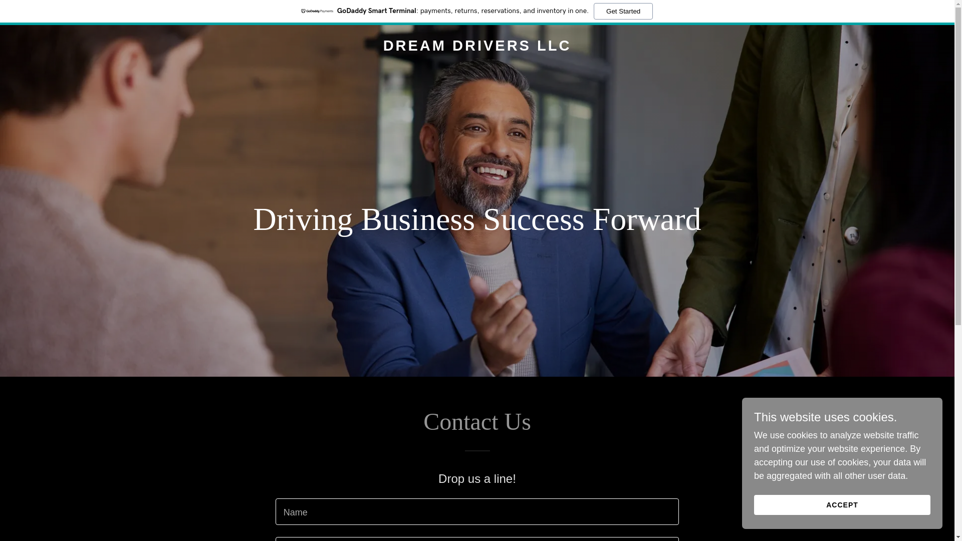 website screenshot of https://dreamdriversllc.com/