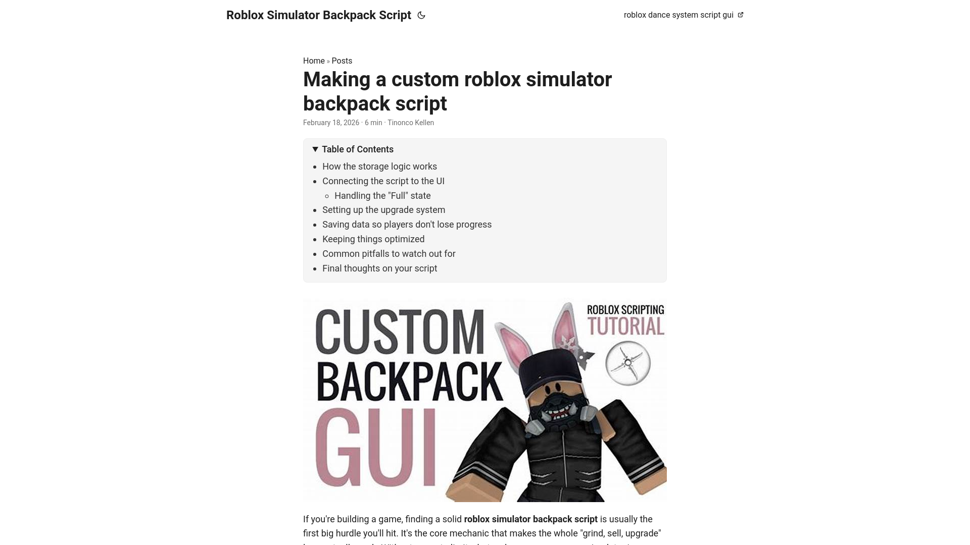 website screenshot of https://roblox-simulator-backpack-script.pages.dev/