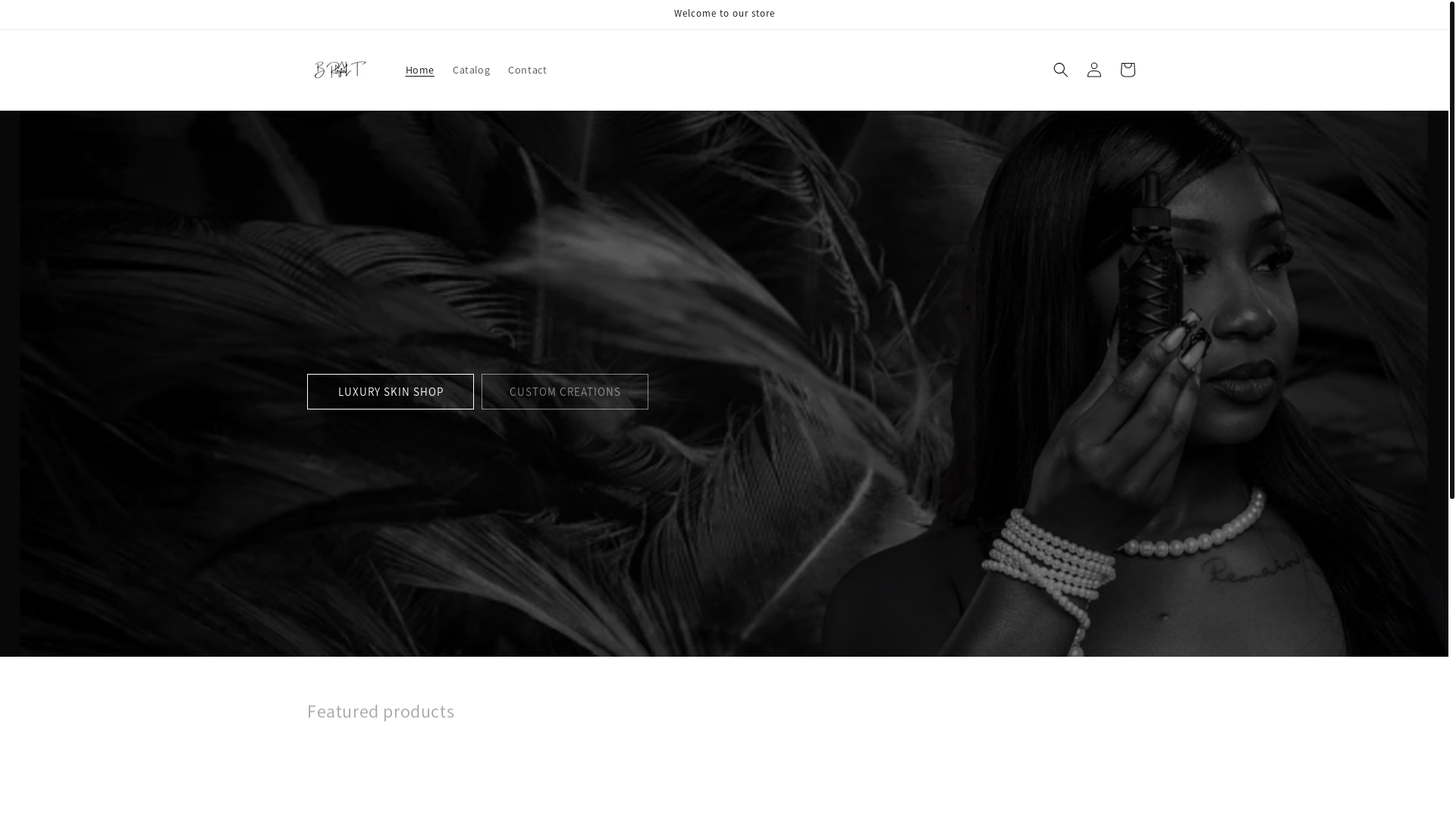 website screenshot of https://broyalt.store/