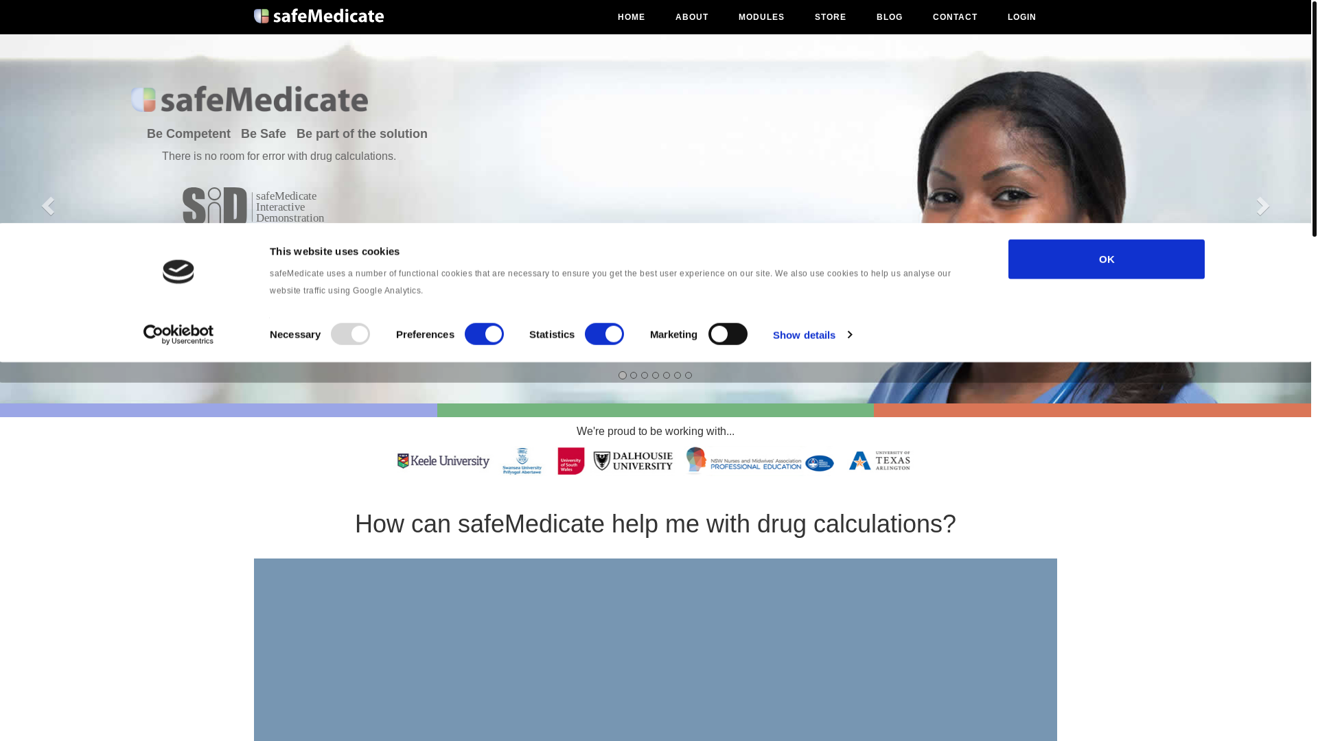 website screenshot of https://safemedicate.com/