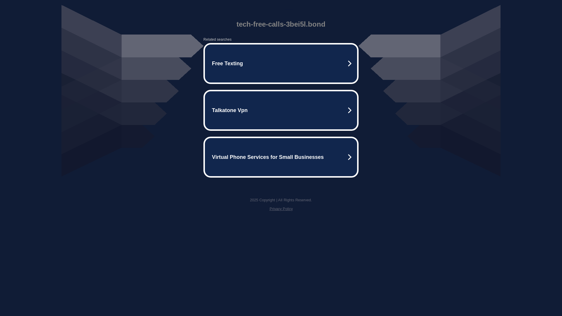 website screenshot of https://tech-free-calls-3bei5l.bond/