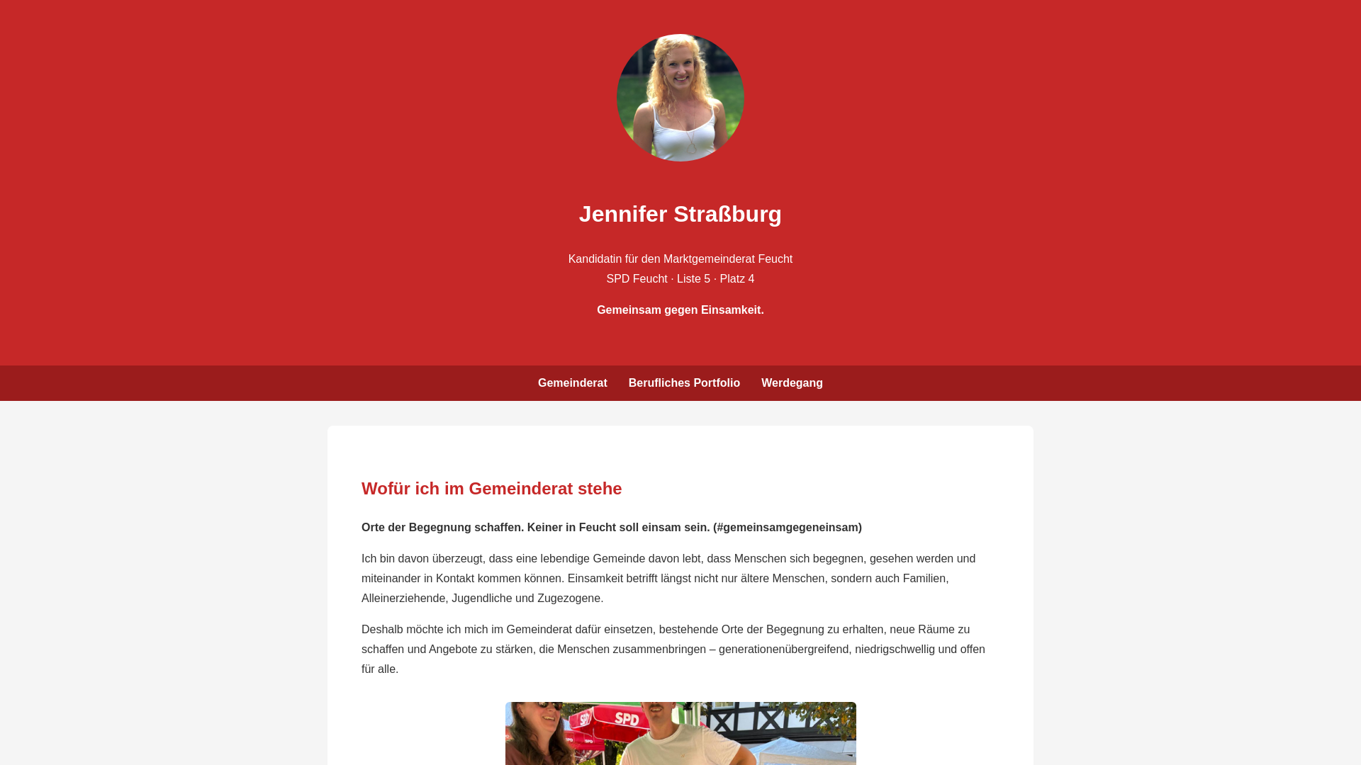 website screenshot of https://jenniferstrassburg.com/