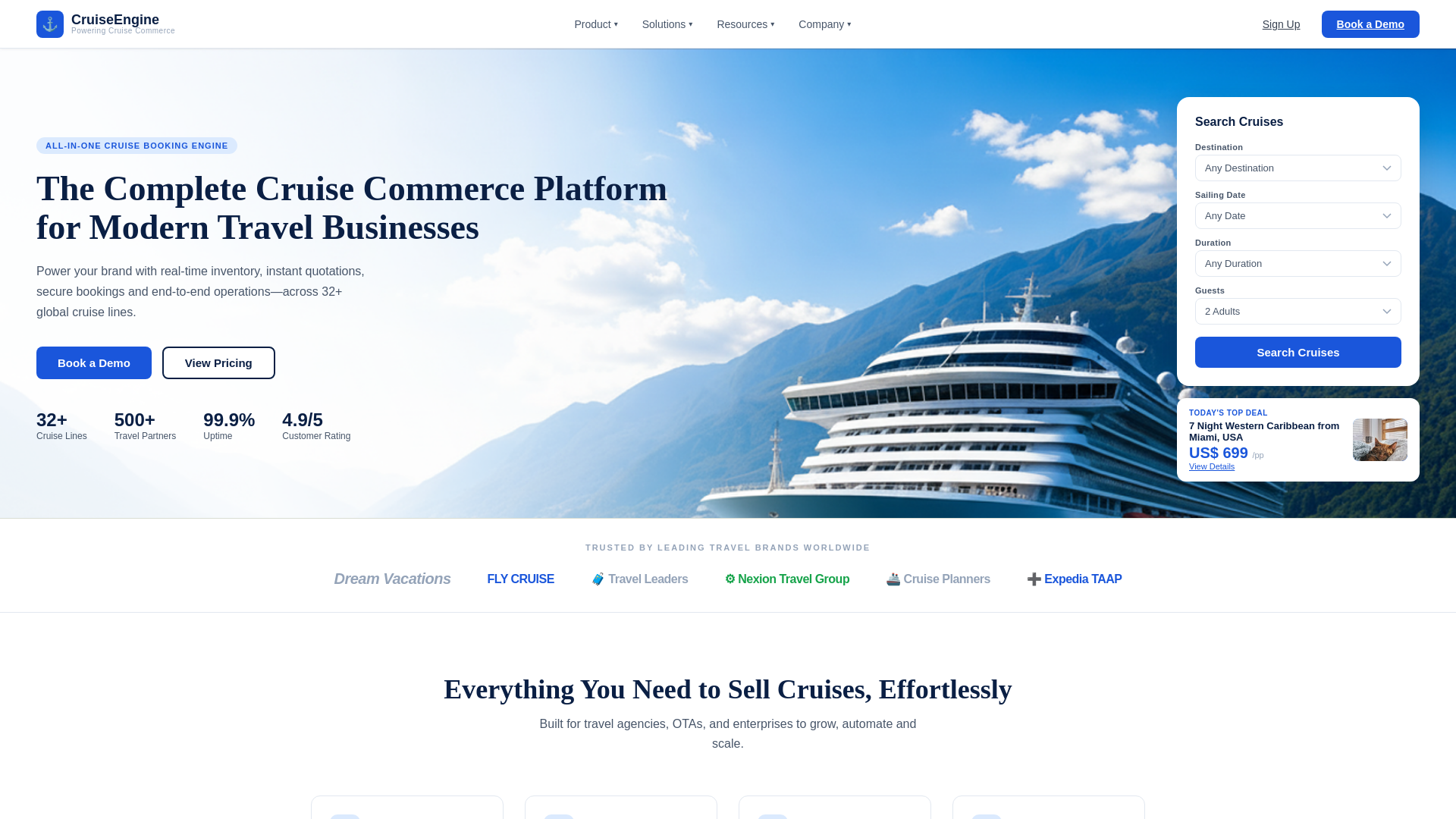 website screenshot of https://cruisestack.ai/