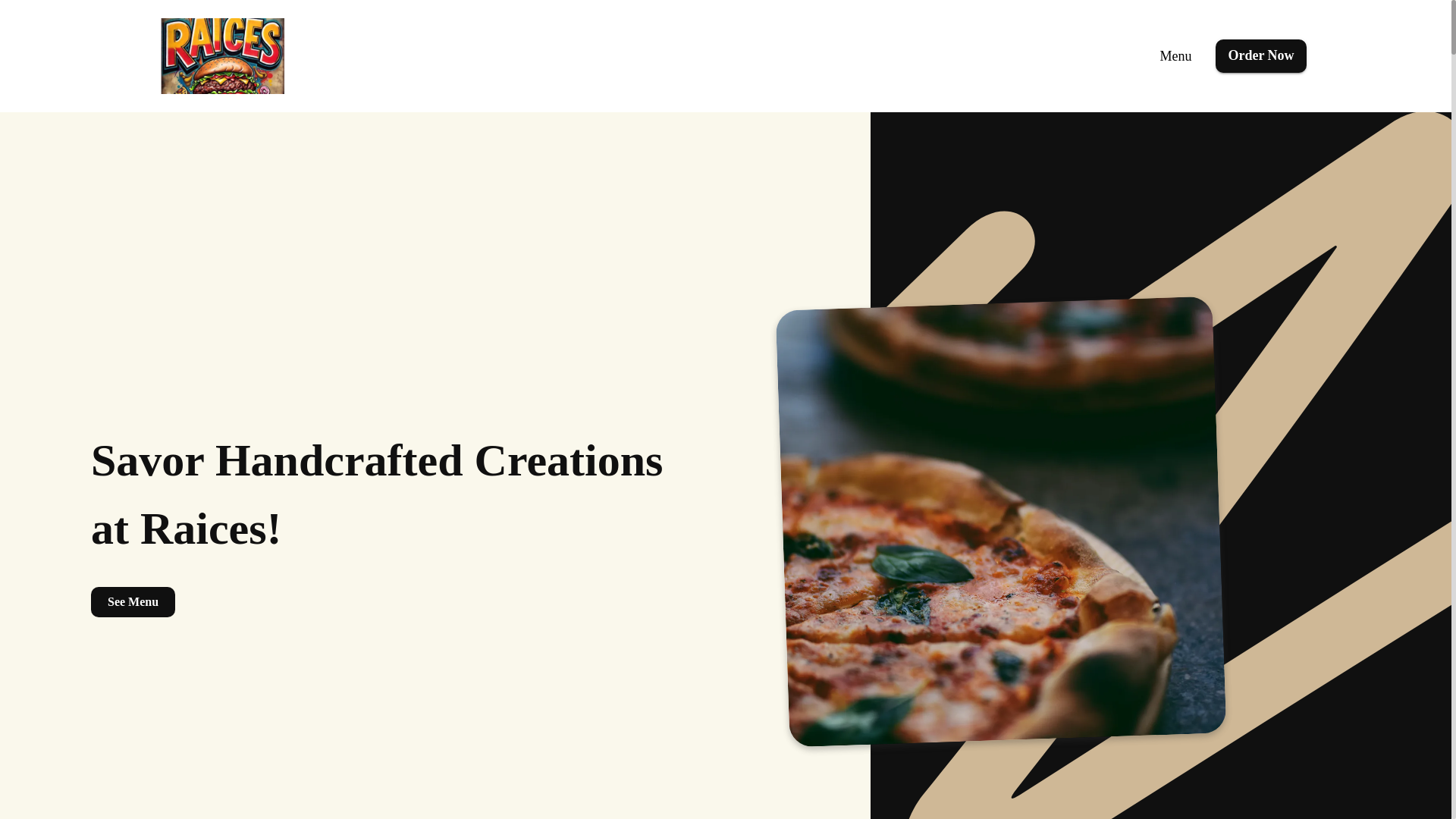 website screenshot of https://raicesbyfrankieflavz.com/
