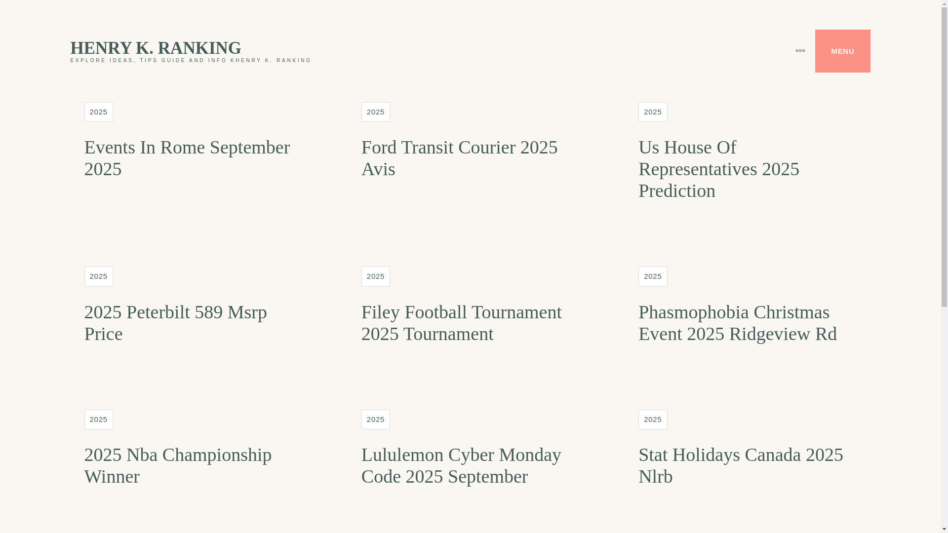 website screenshot of https://henrykranking.pages.dev/
