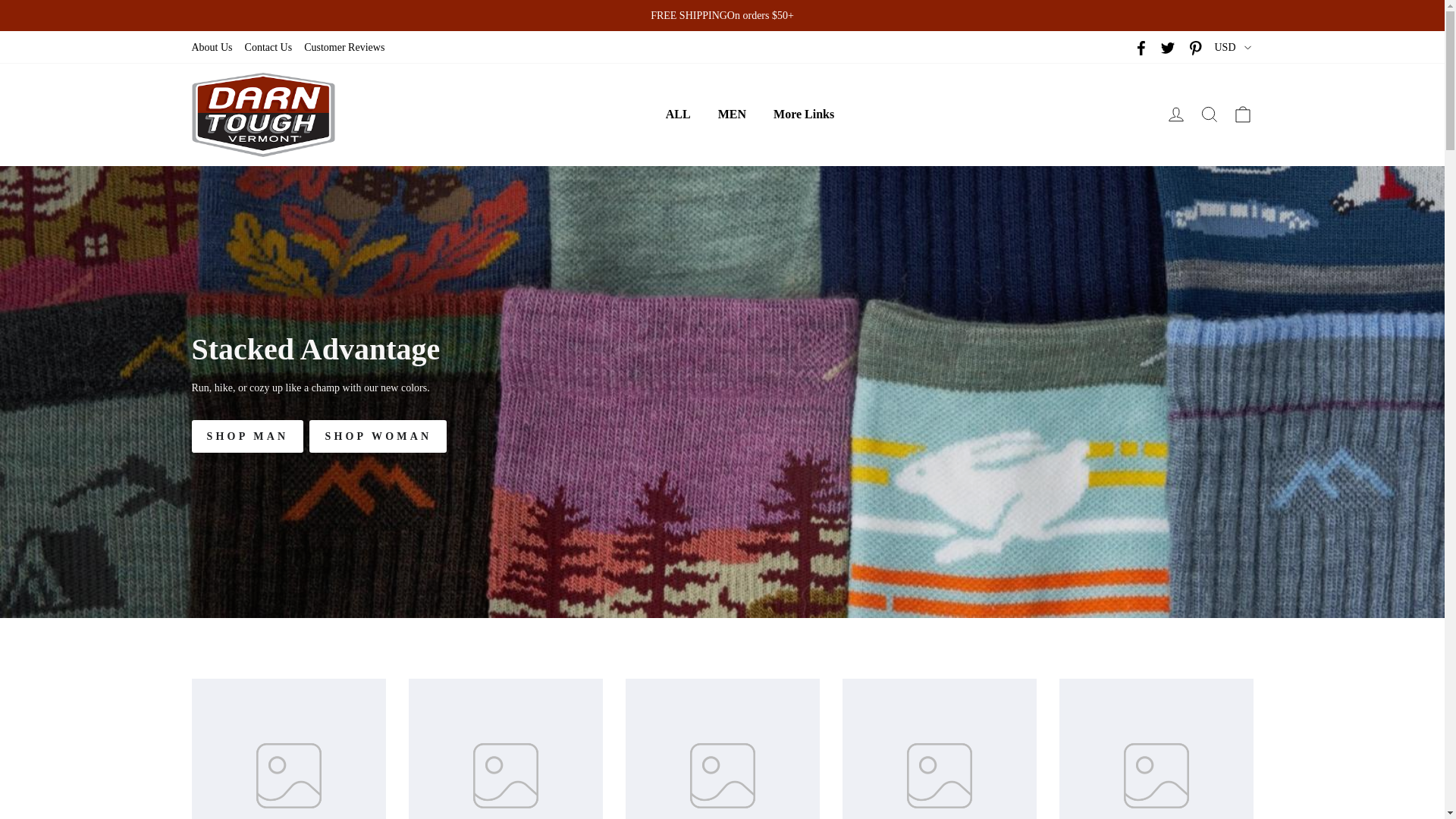 website screenshot of https://darntough-store.com/