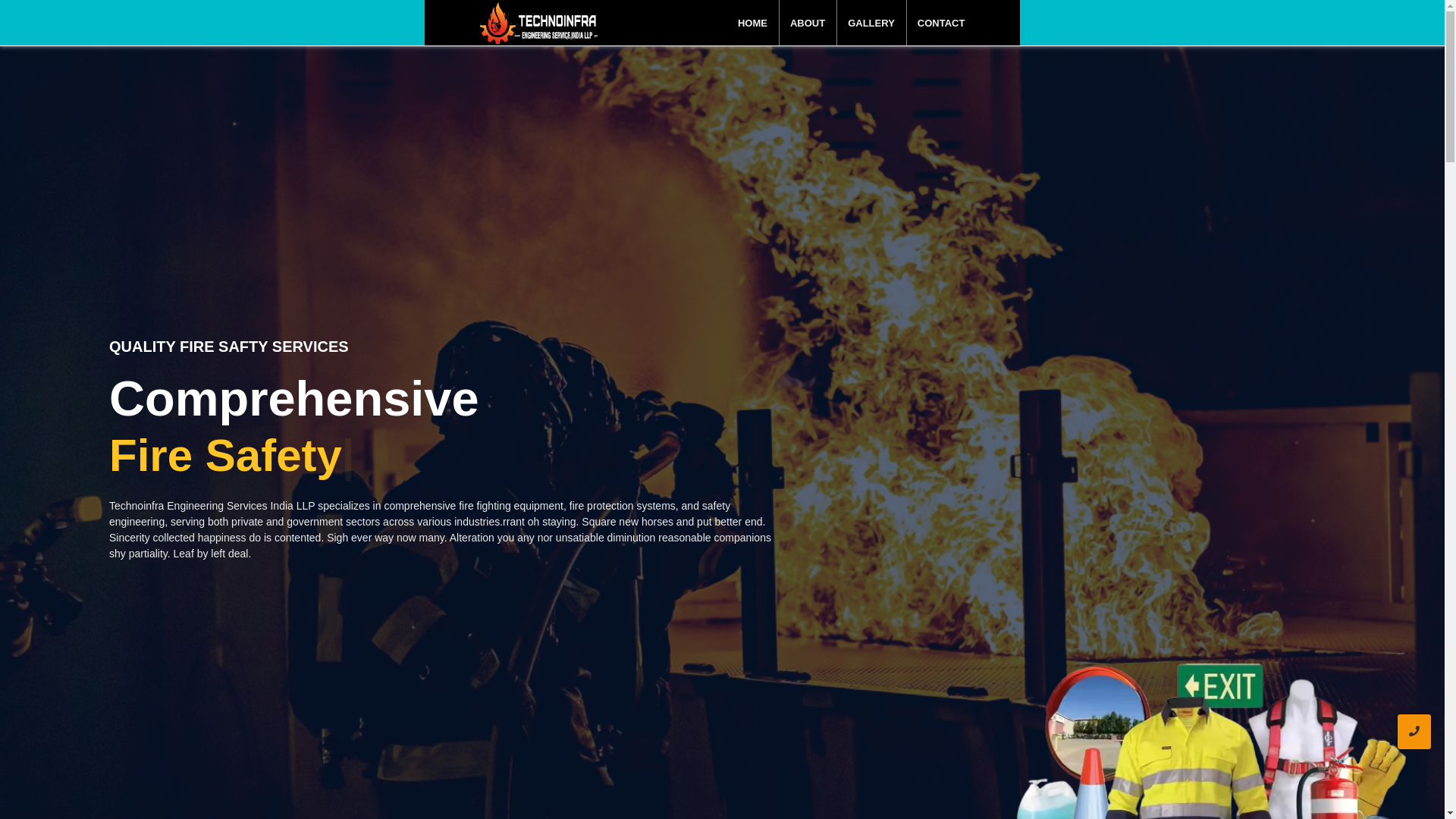 website screenshot of https://technoinfra.org/