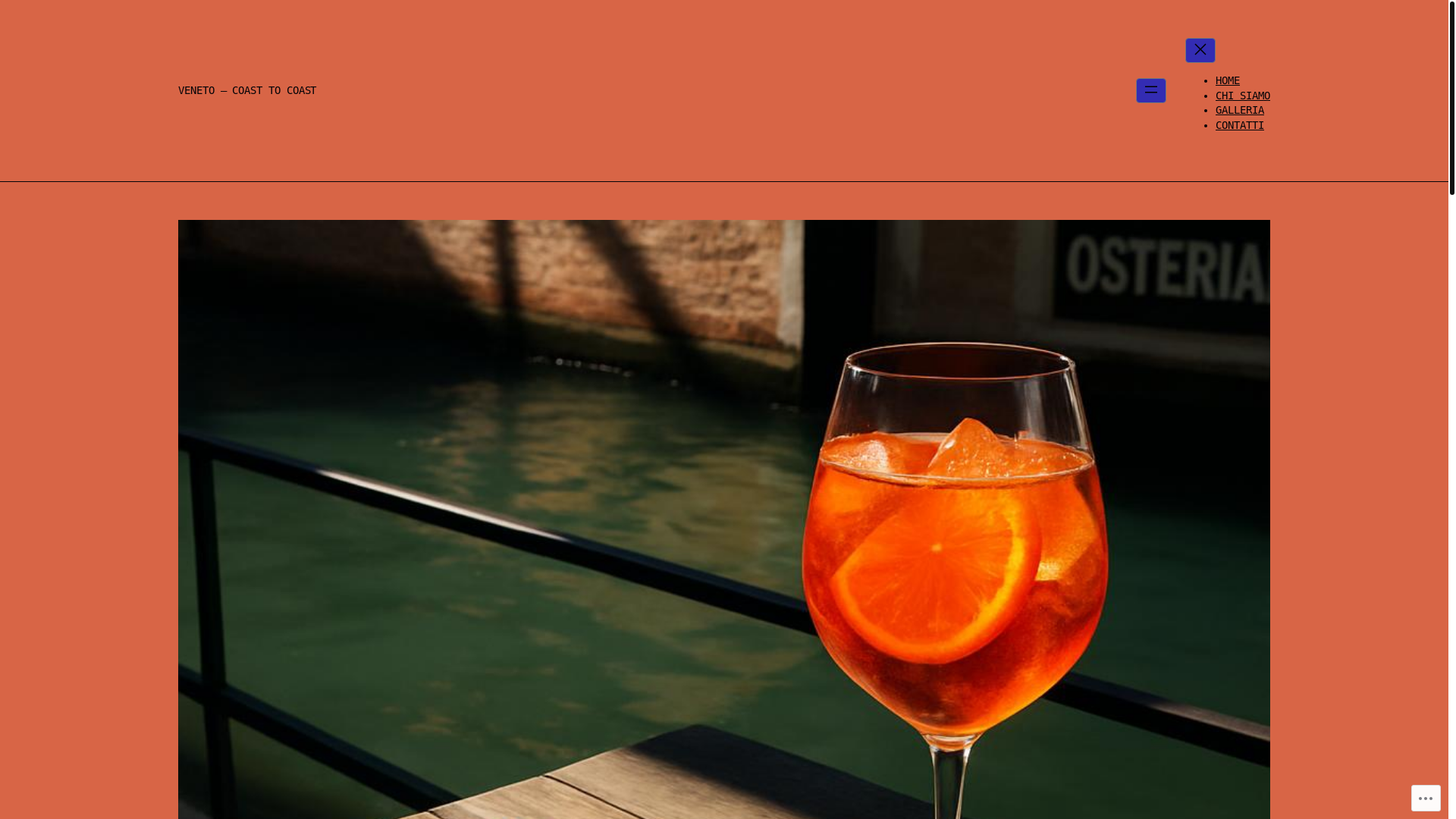 website screenshot of https://veneto-coast2coast.com/