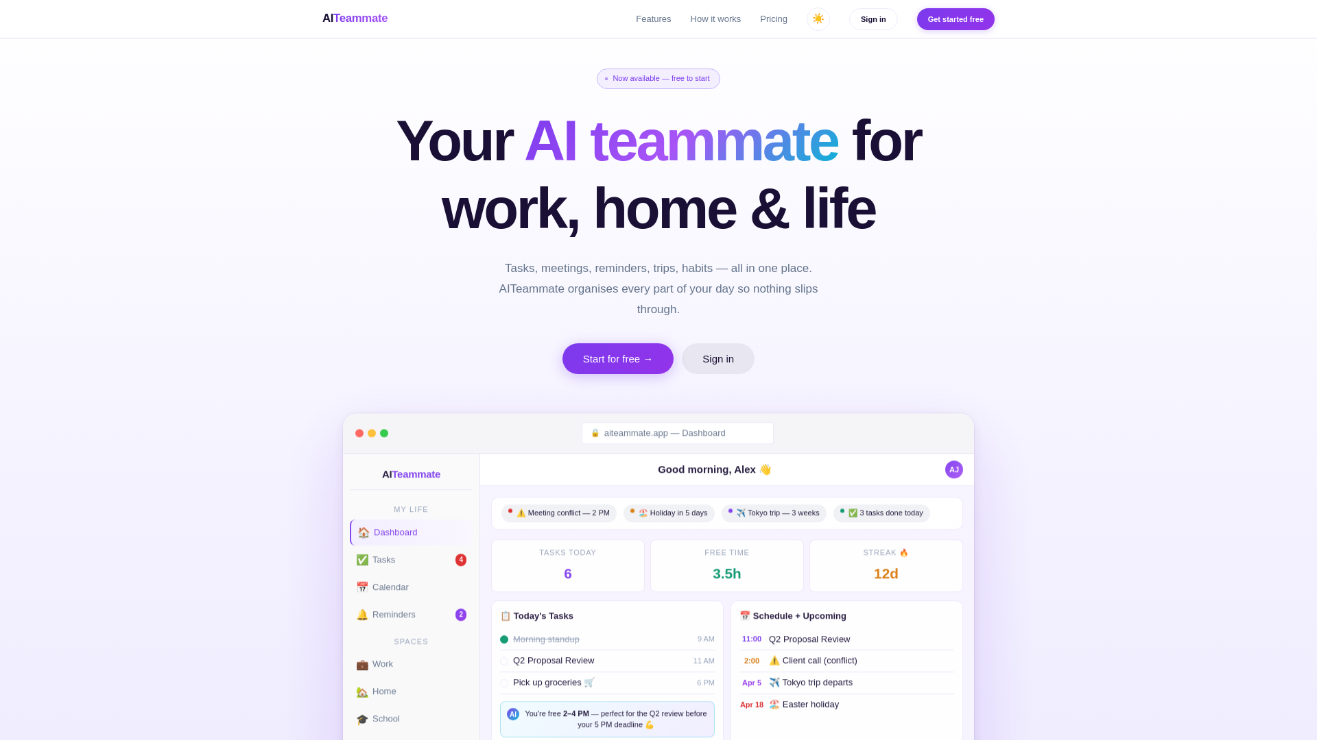 website screenshot of https://aiteammate-3ah.pages.dev/