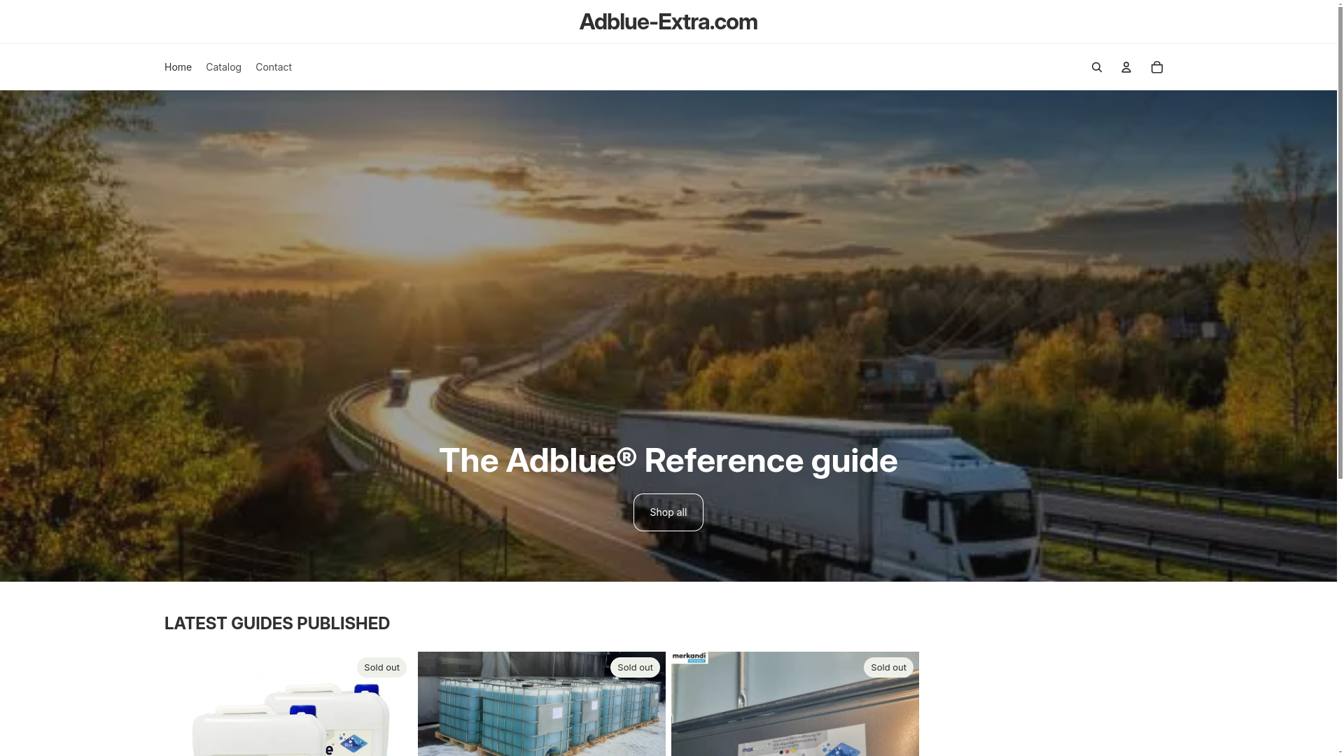 website screenshot of https://adblueboost.com/