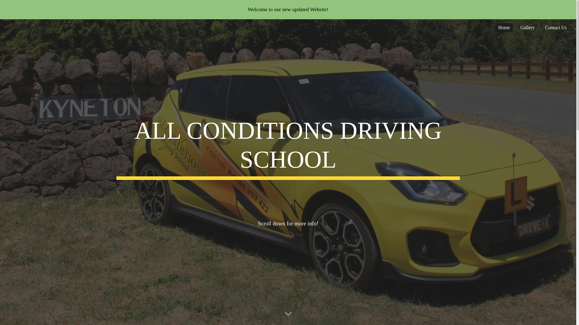 website screenshot of https://allconditionsdrivingschool.online/