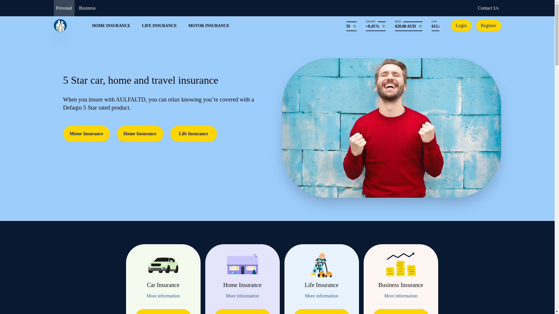 website screenshot of https://aufaltd.com/