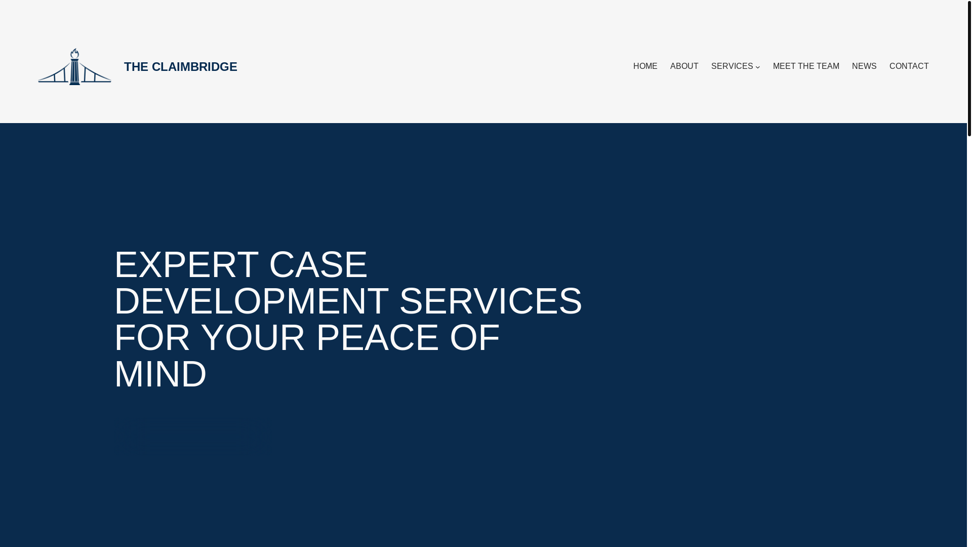 website screenshot of https://claimbridgelawoffice.com/